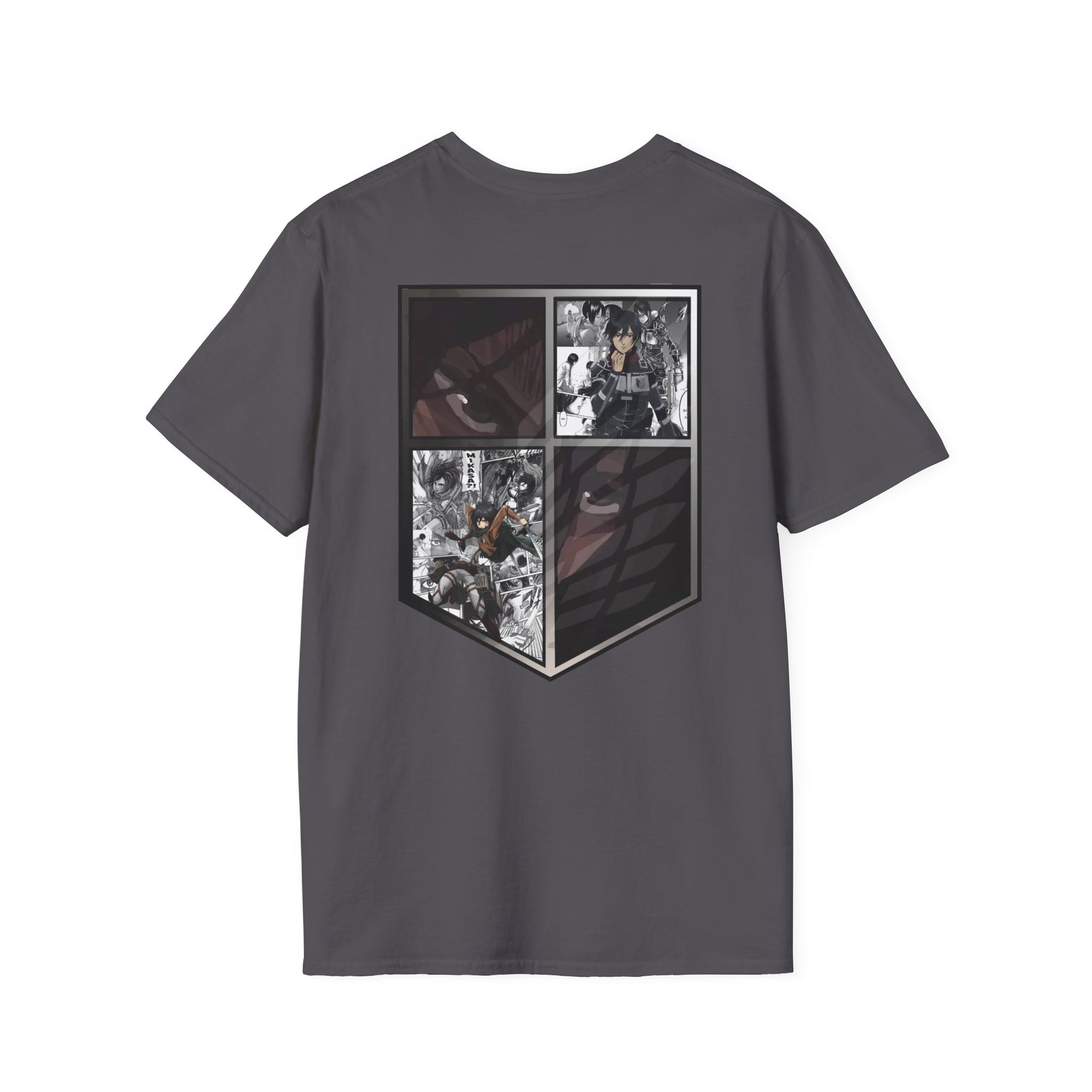 Camiseta informal de Mikasa Ackerman (ATAQUE A LOS TITANES)