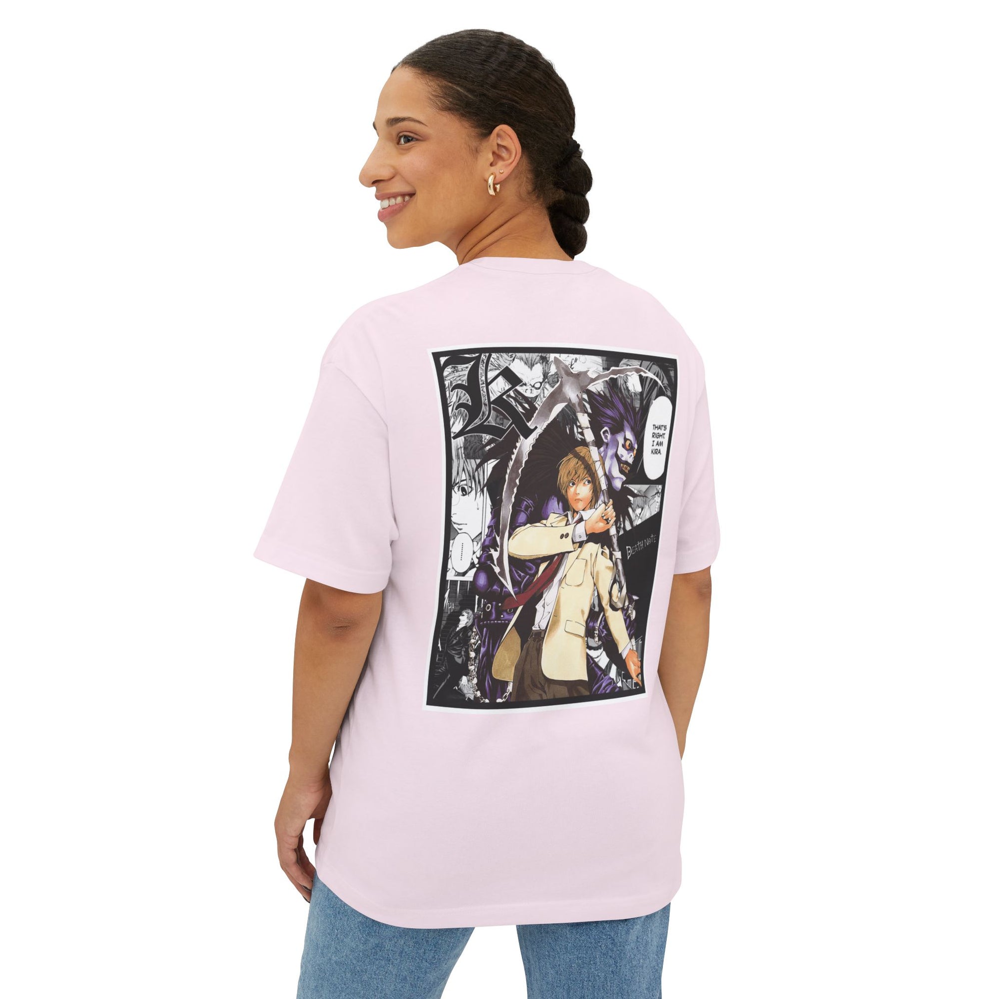 Camiseta extragrande de Light Yagami (DEATH NOTE)