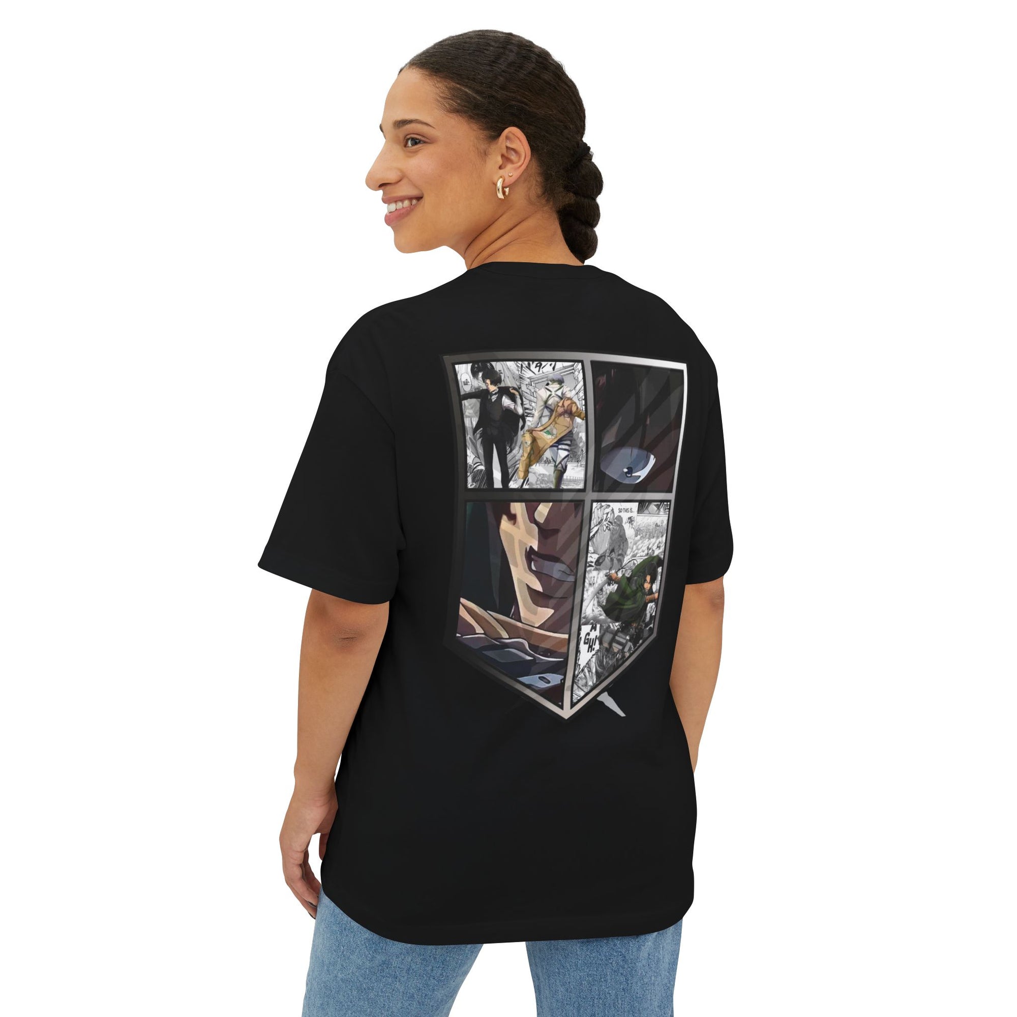 Camiseta extragrande de Levi Ackerman (ATAQUE A LOS TITANES)