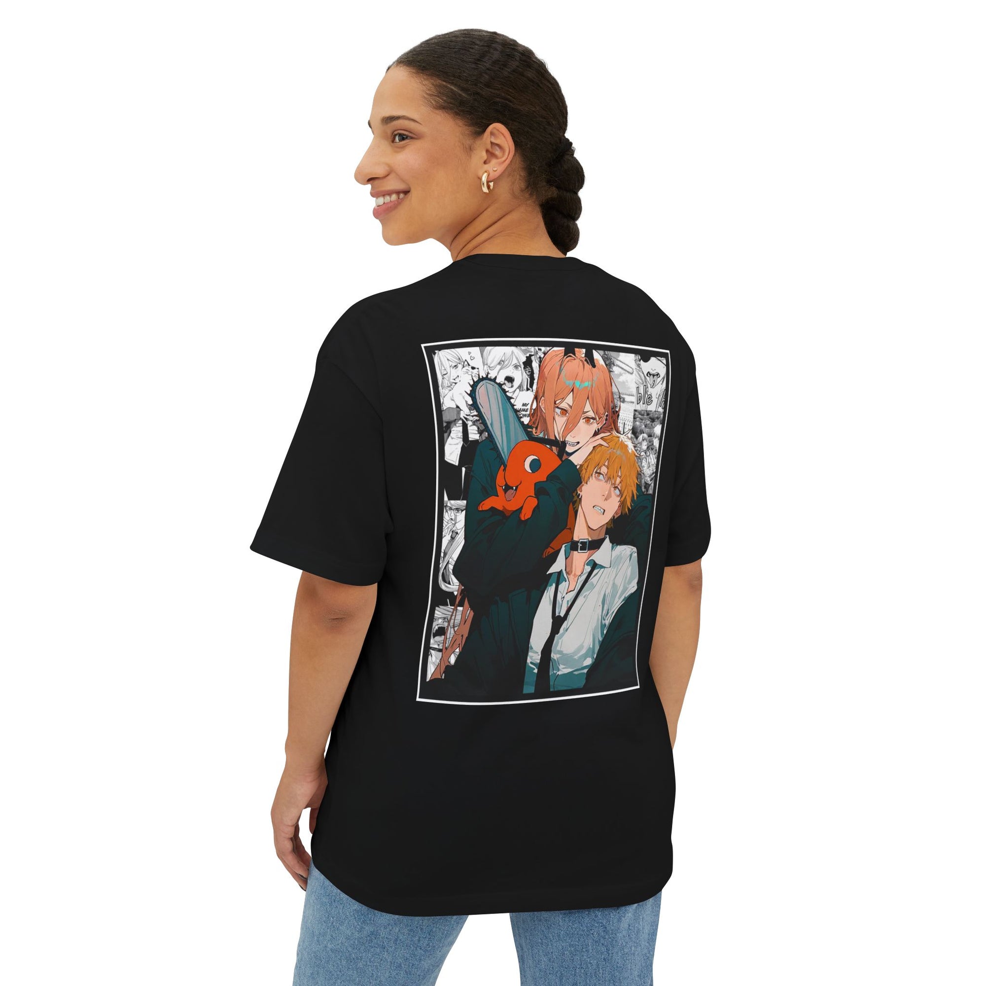 Denji & Power (Chainsaw Man) Premium Oversized Tee
