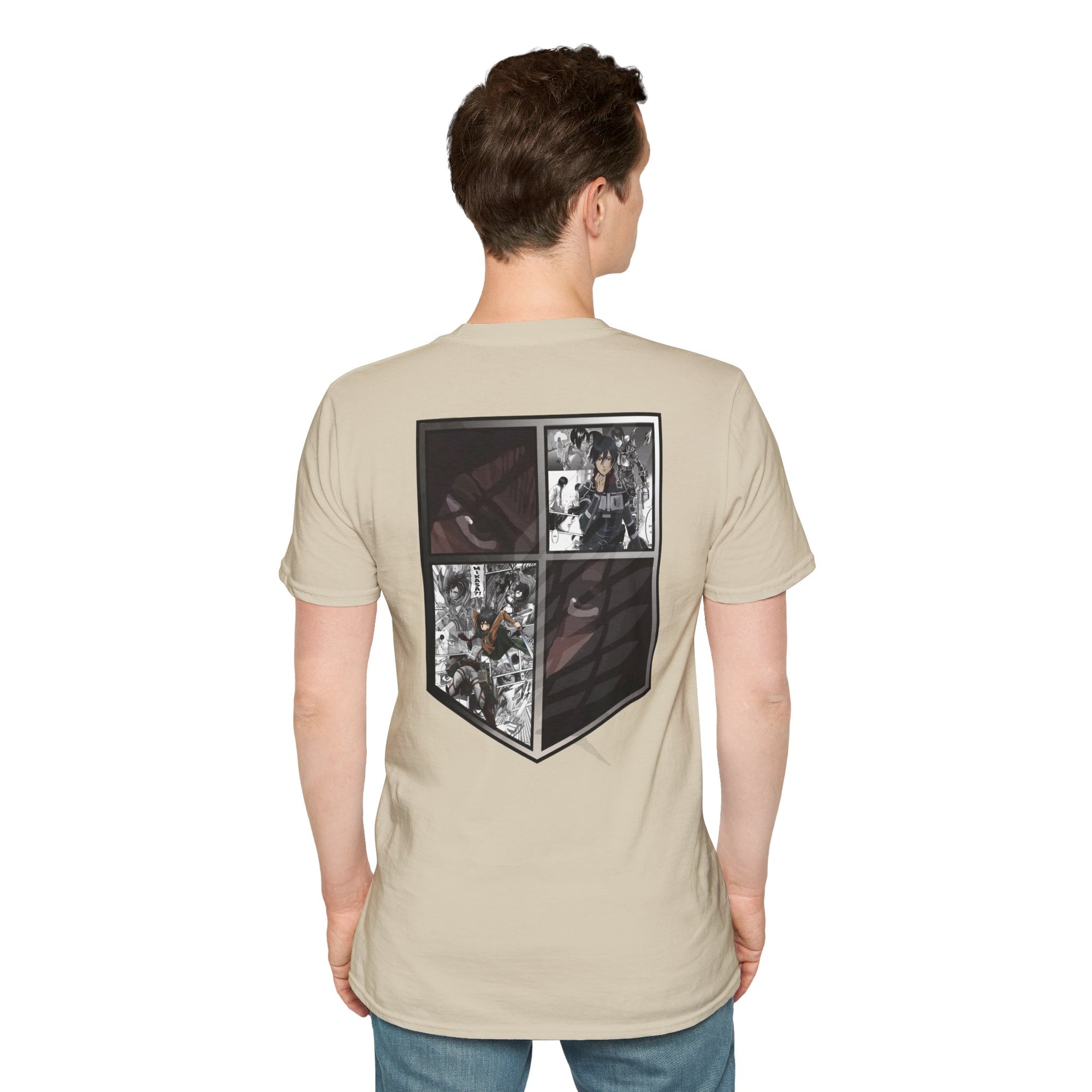 Camiseta informal de Mikasa Ackerman (ATAQUE A LOS TITANES)