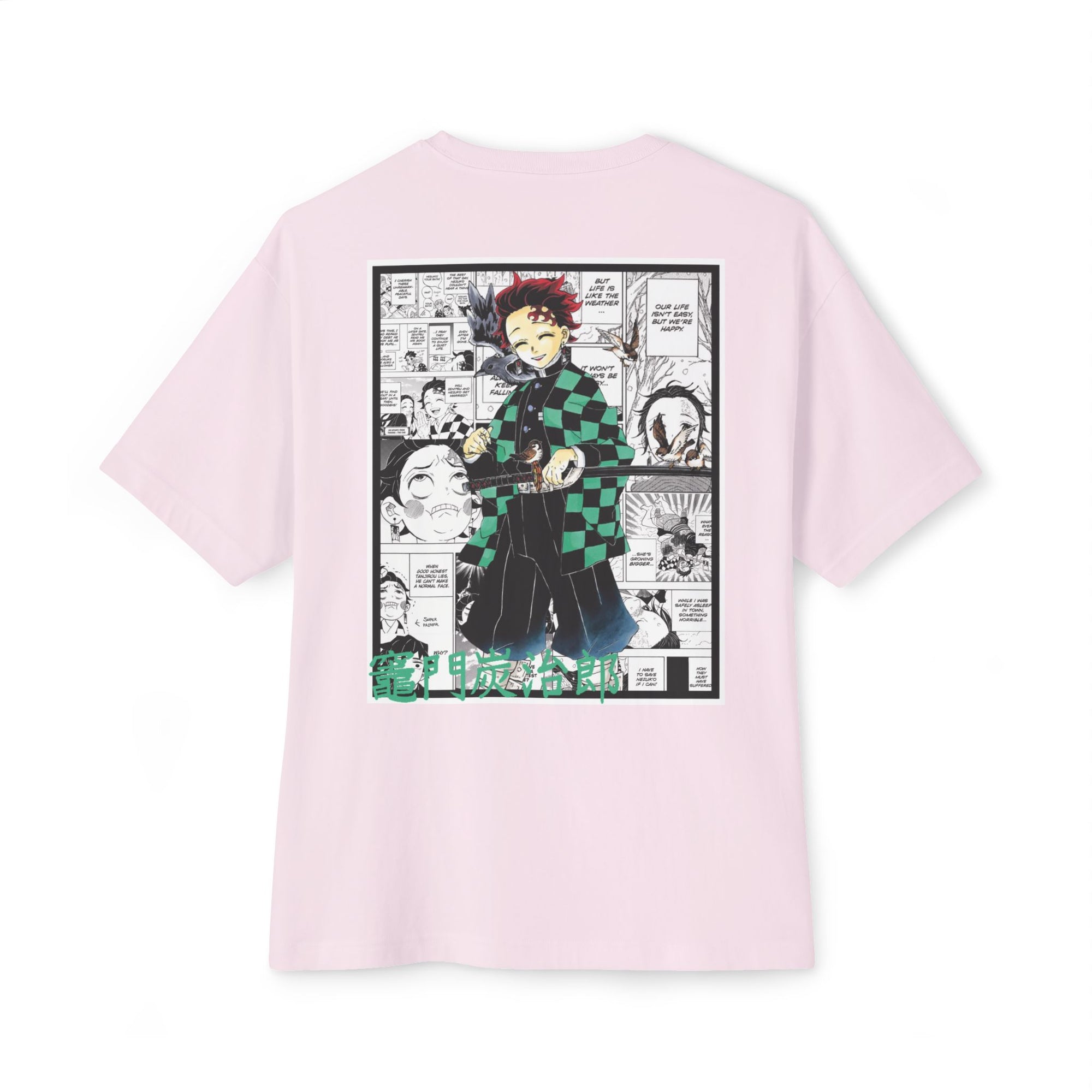 Camiseta extragrande de Tanjiro Kamado (DEMON SLAYER)