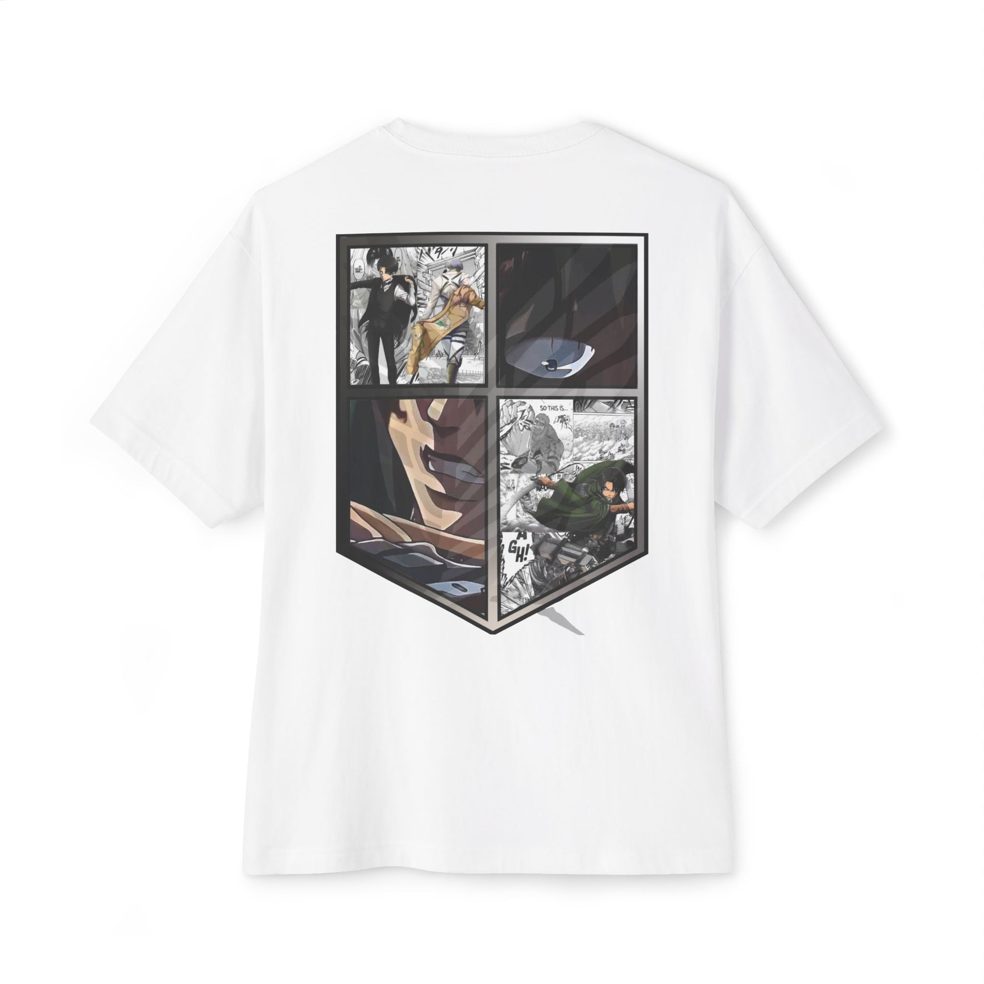 Camiseta extragrande de Levi Ackerman (ATAQUE A LOS TITANES)