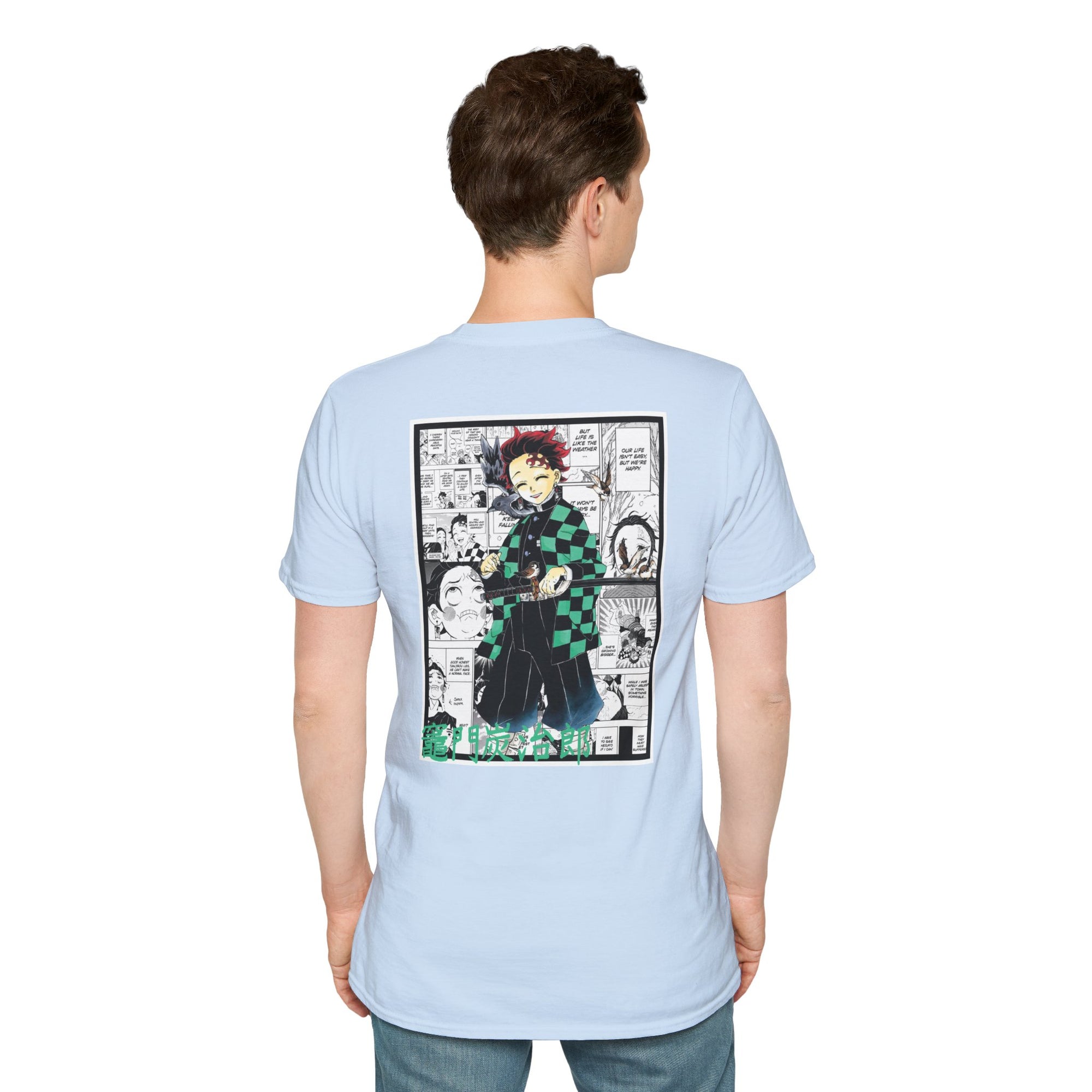 Camiseta informal Tanjiro Kamado (DEMON SLAYER)