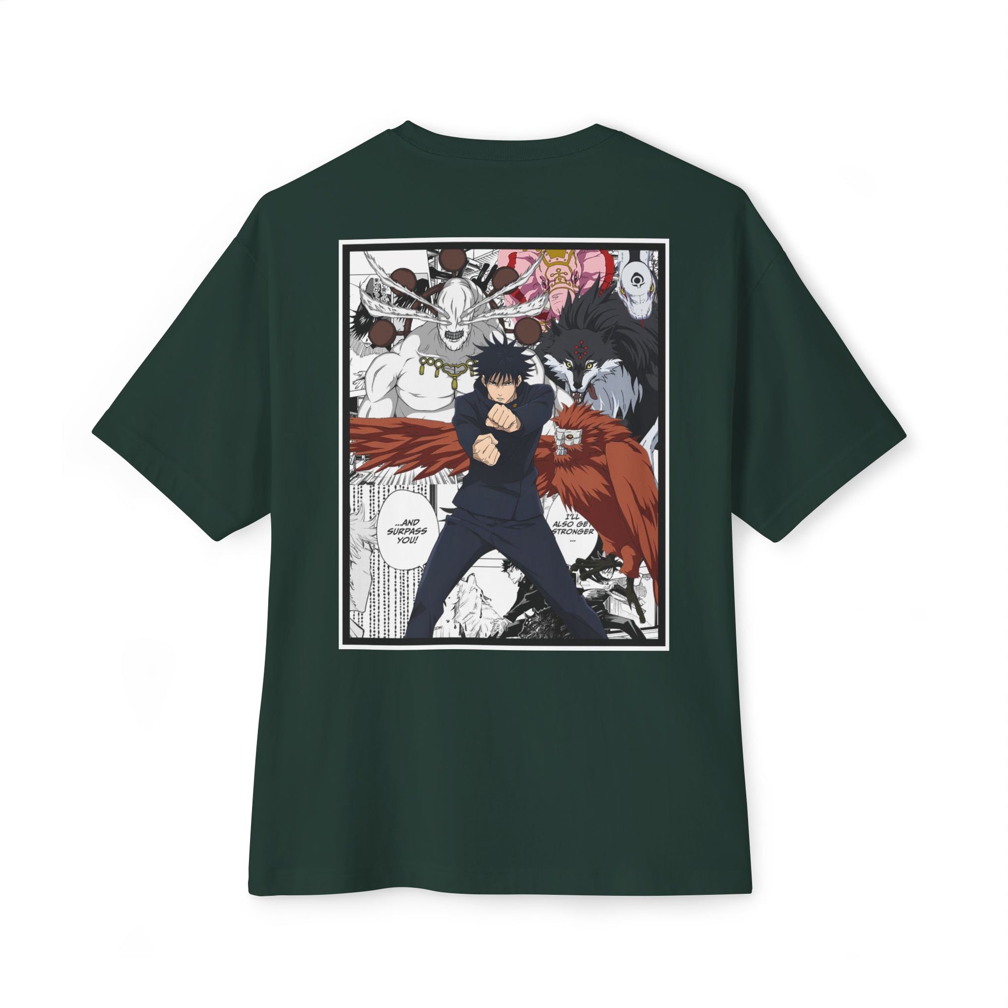 Camiseta extragrande de Megumi Fushiguro (JUJUTSU KAISEN)