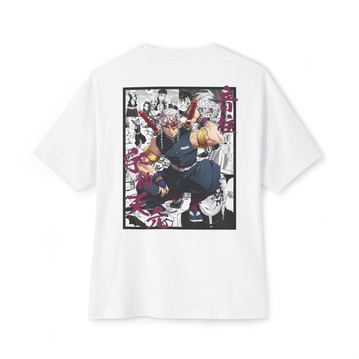 Camiseta extragrande de Tengen Uzui (DEMON SLAYER)