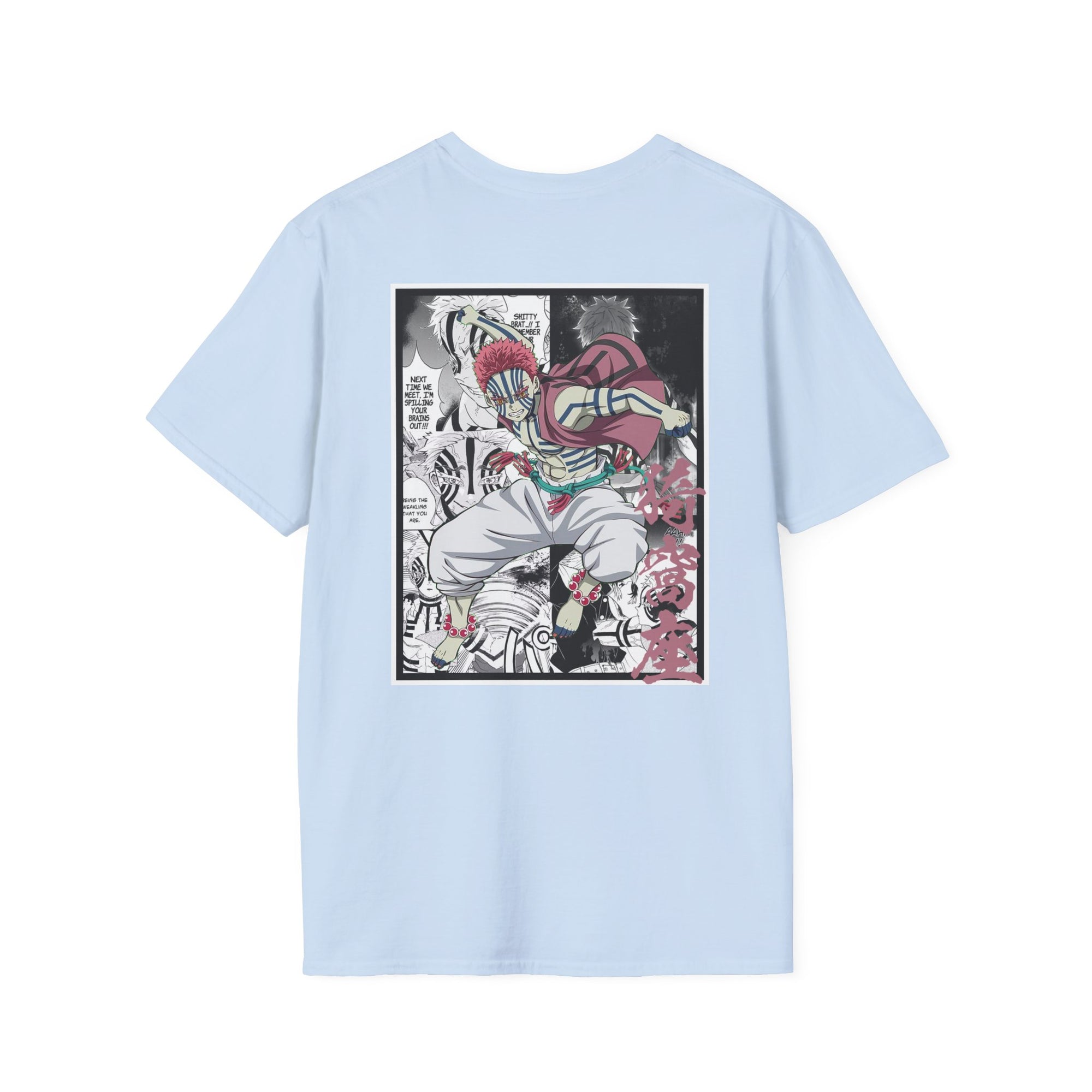 Camiseta informal de Akaza (DEMON SLAYER)