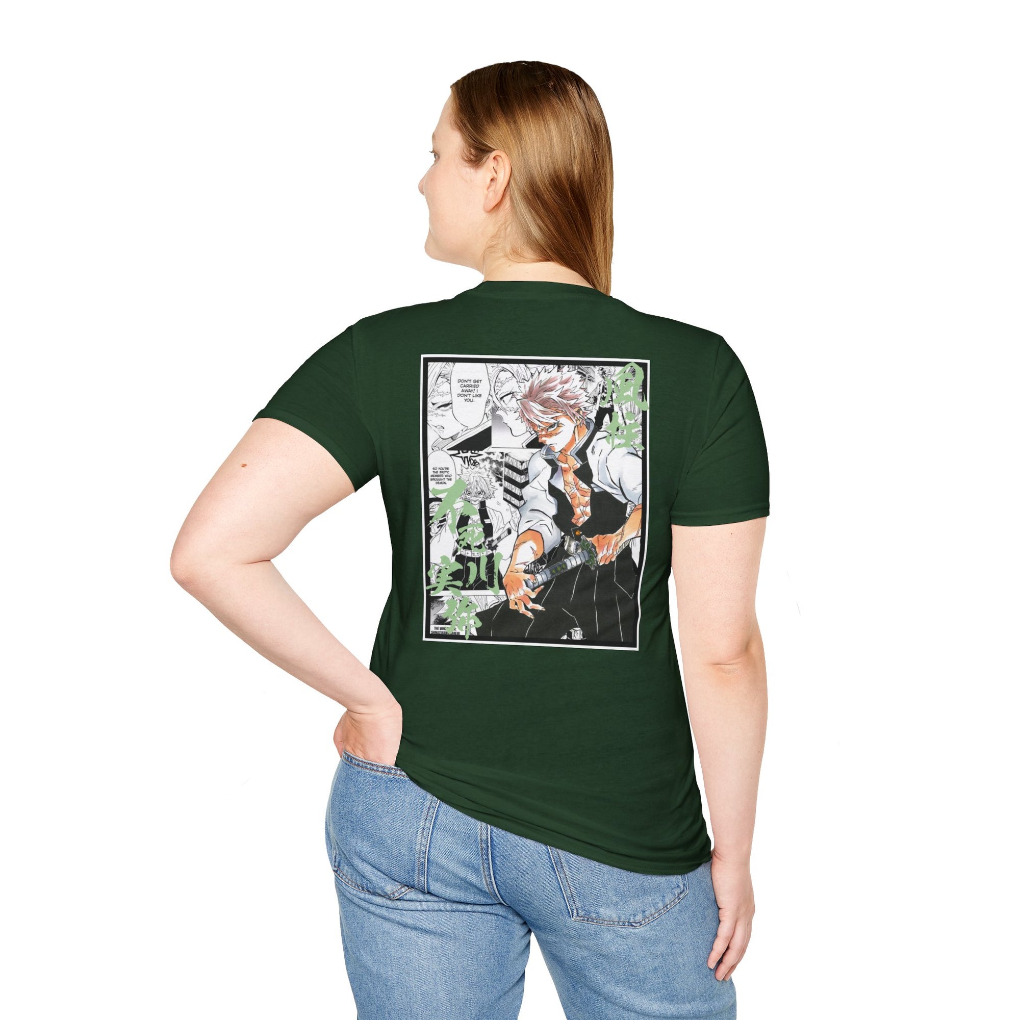 Camiseta informal Sanemi Shinazugawa (DEMON SLAYER)