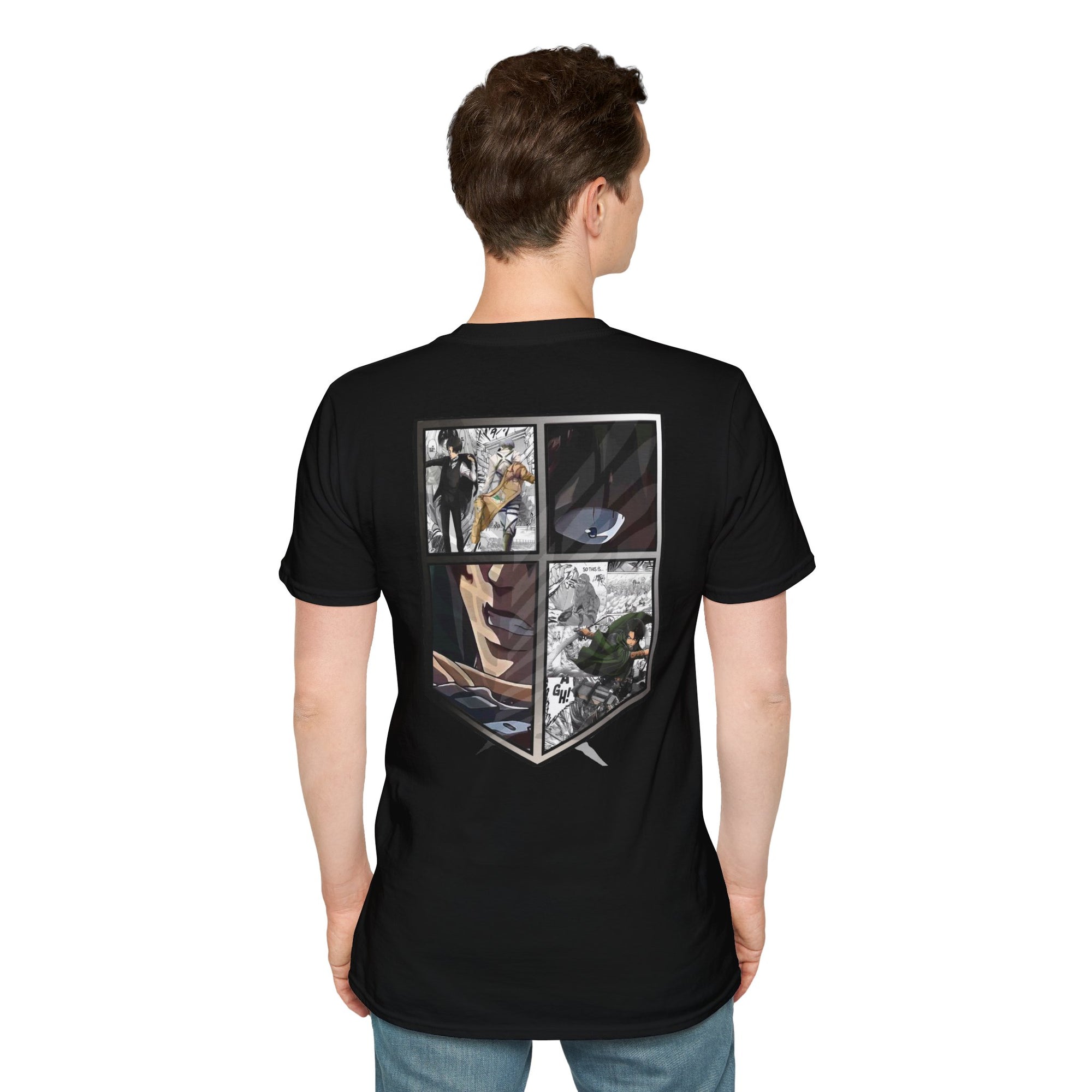Camiseta informal de Levi Ackerman (ATAQUE A LOS TITANES)