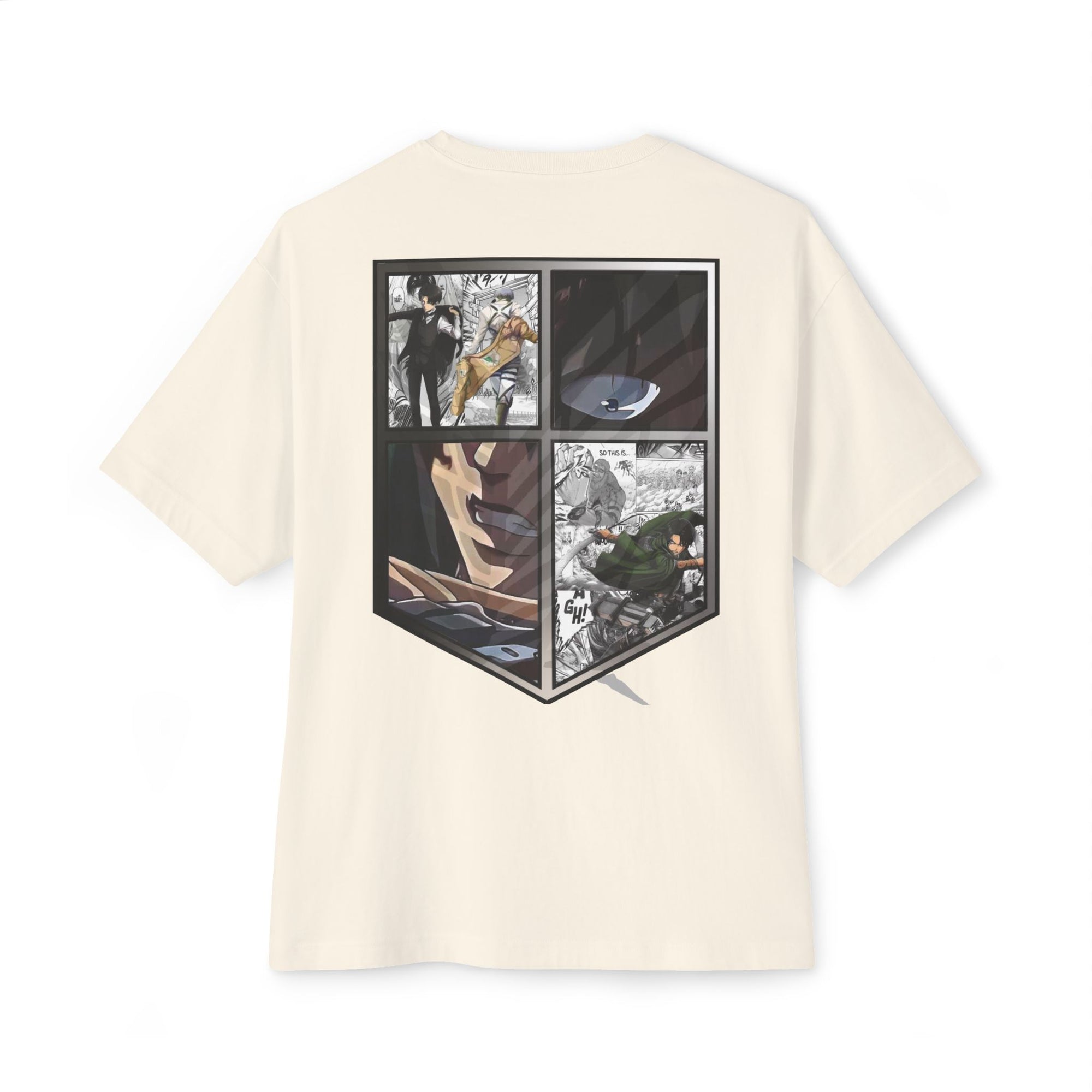 Camiseta extragrande de Levi Ackerman (ATAQUE A LOS TITANES)