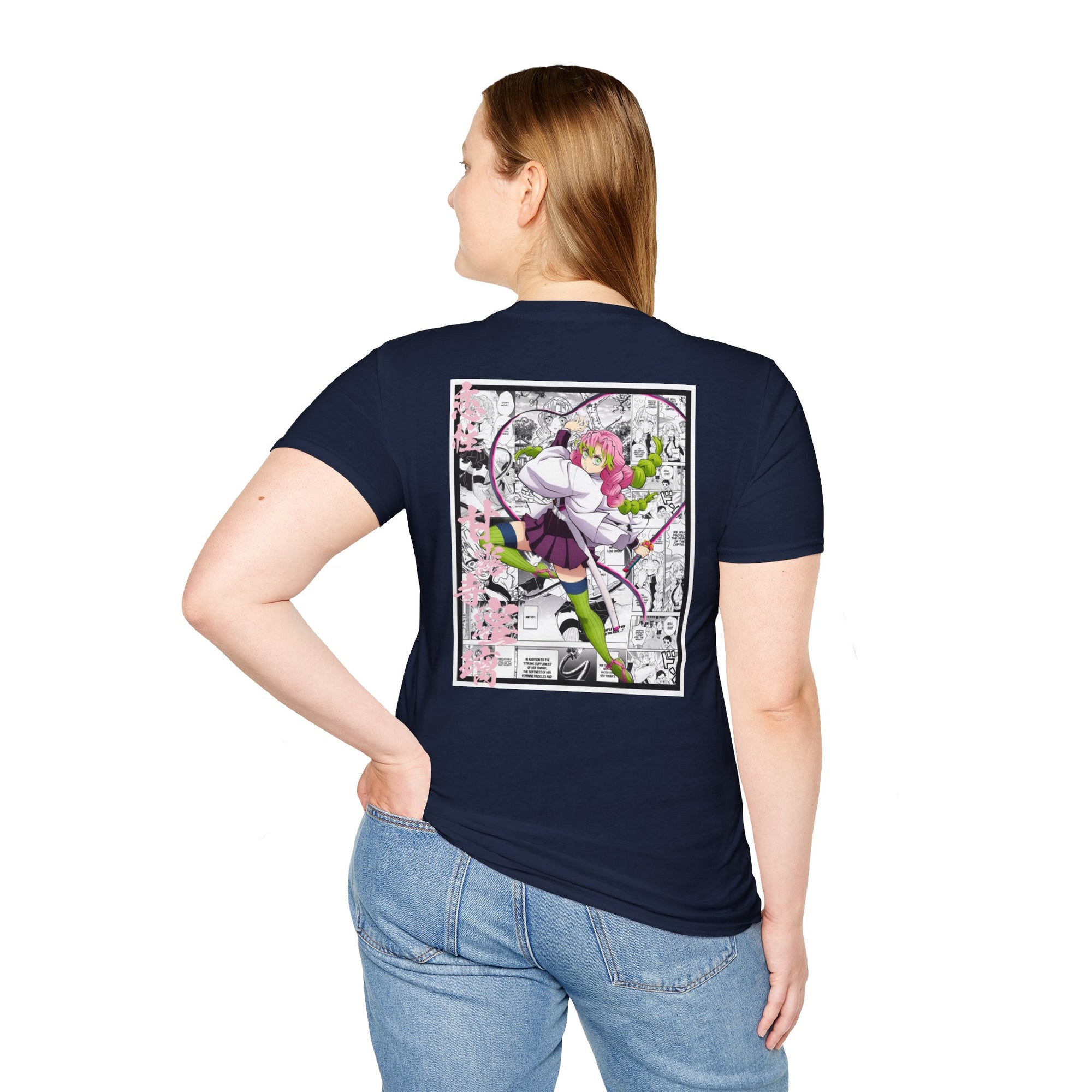 Camiseta informal Kanroji Mitsuri (DEMON SLAYER)