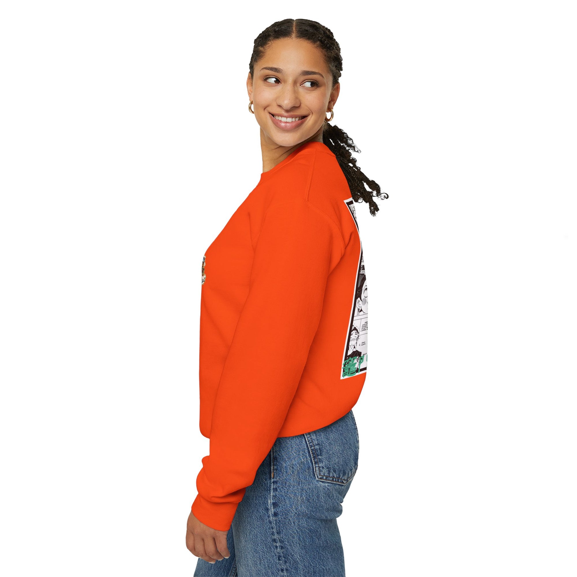 Sudadera con cuello redondo de Tanjiro Kamado (DEMON SLAYER)