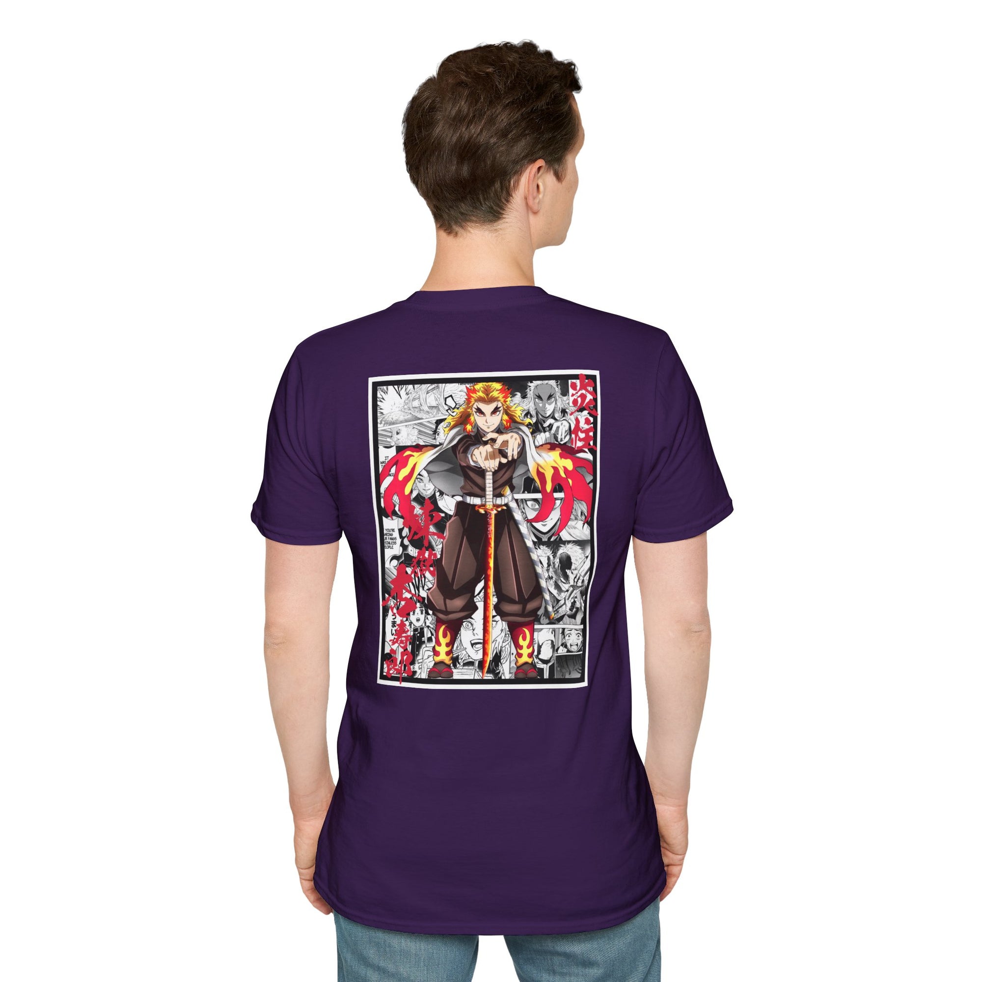 Camiseta informal Kyojuro Rengoku (DEMON SLAYER)