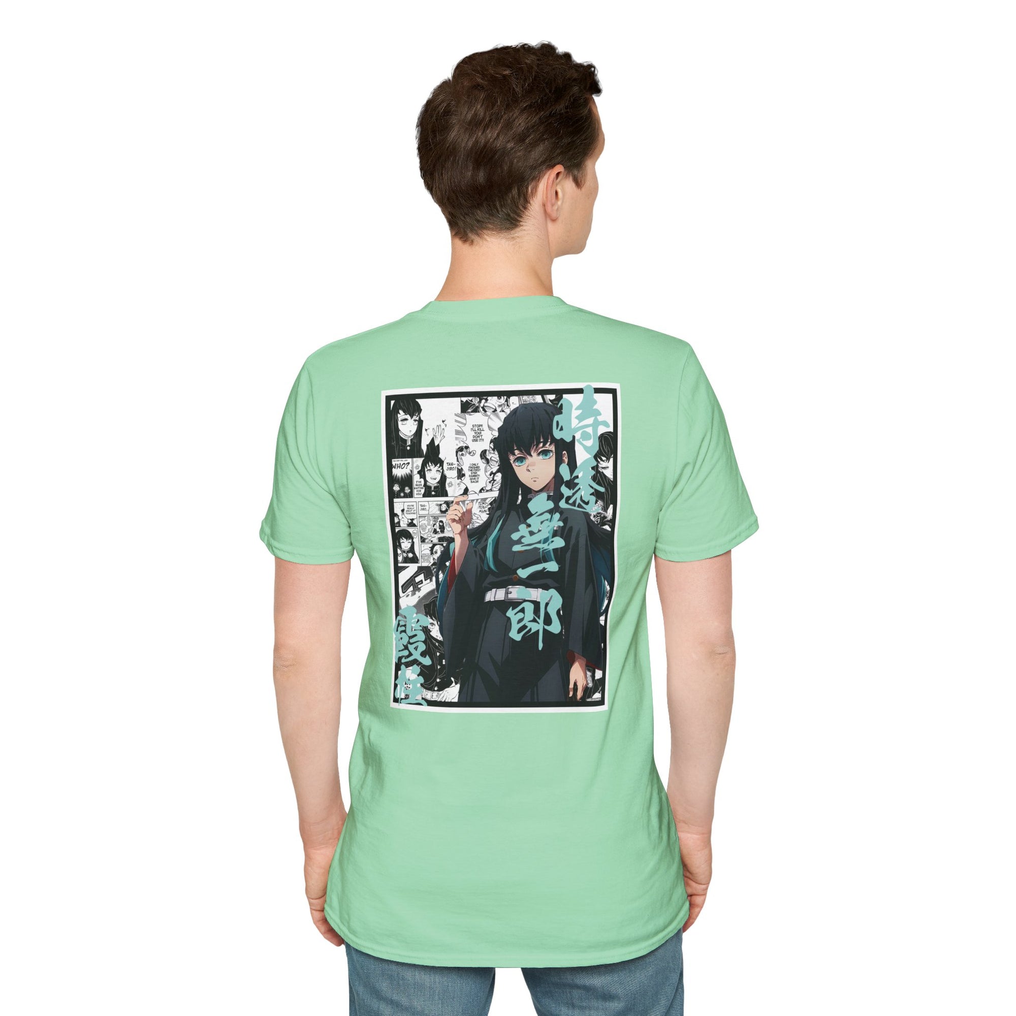 Camiseta informal de Muichiro Tokito (DEMON SLAYER)