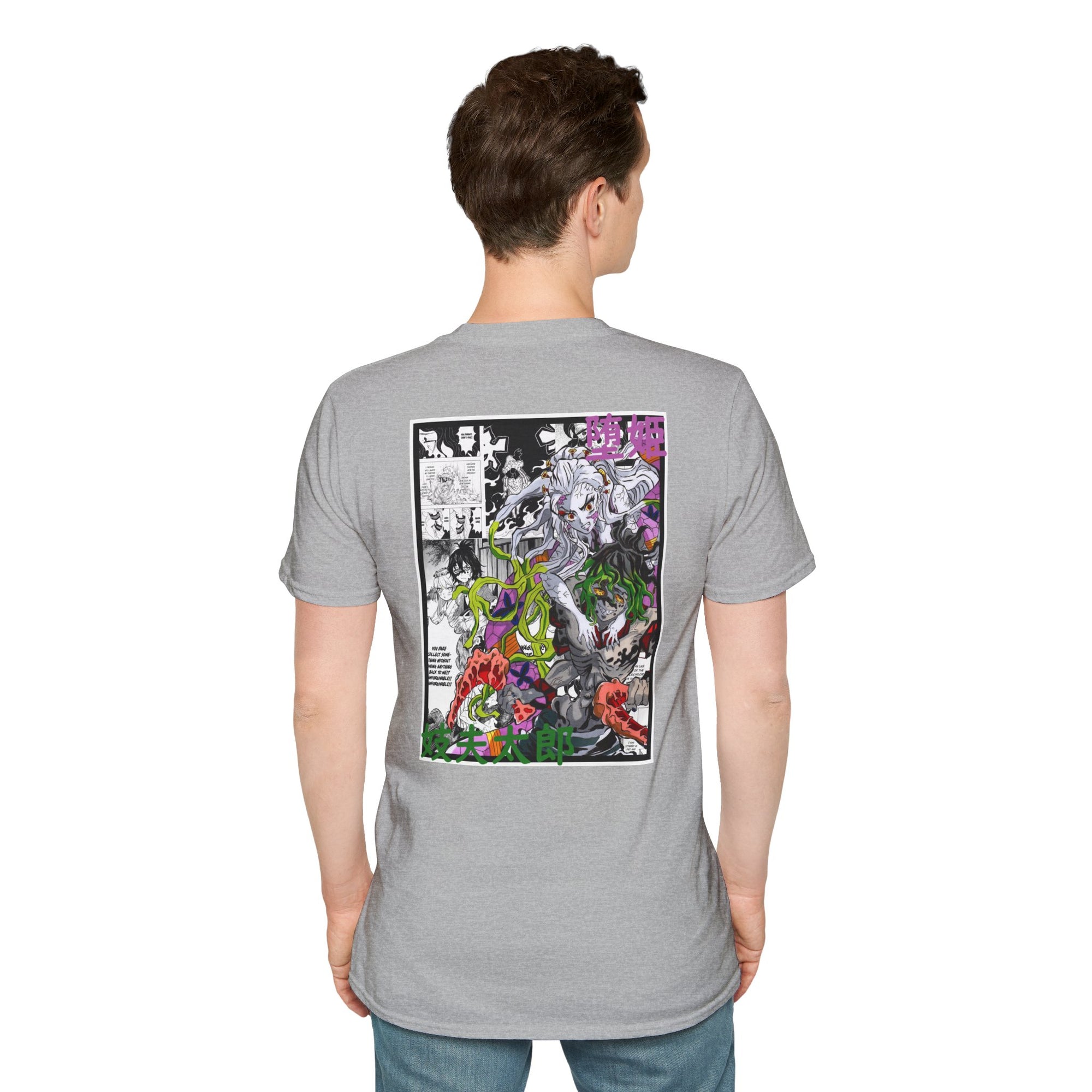 Camiseta informal Gyutaro y Daki (DEMON SLAYER)