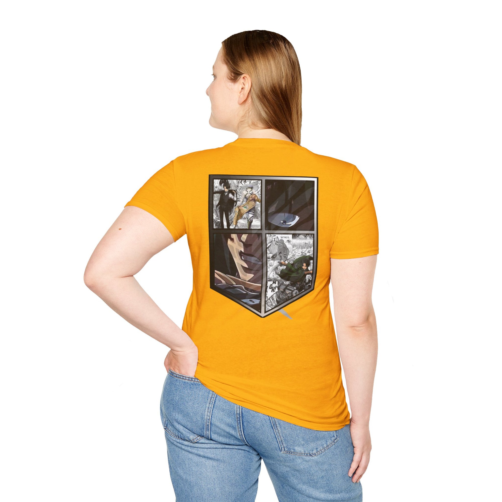 Camiseta informal de Levi Ackerman (ATAQUE A LOS TITANES)