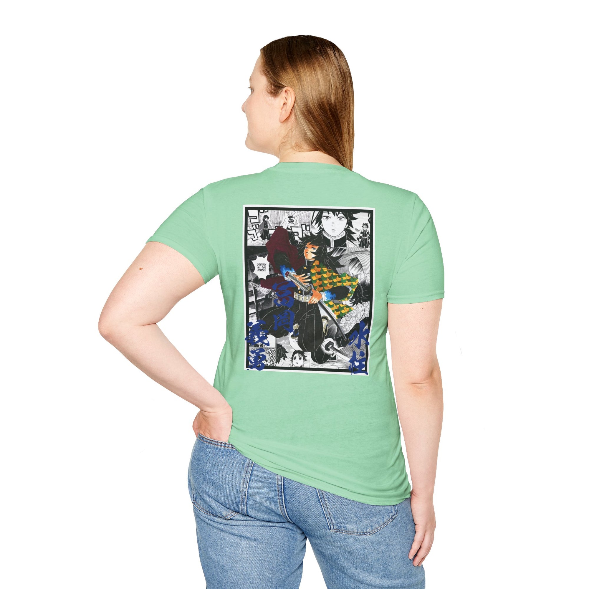 Camiseta informal Giyu Tomioka (DEMON SLAYER)