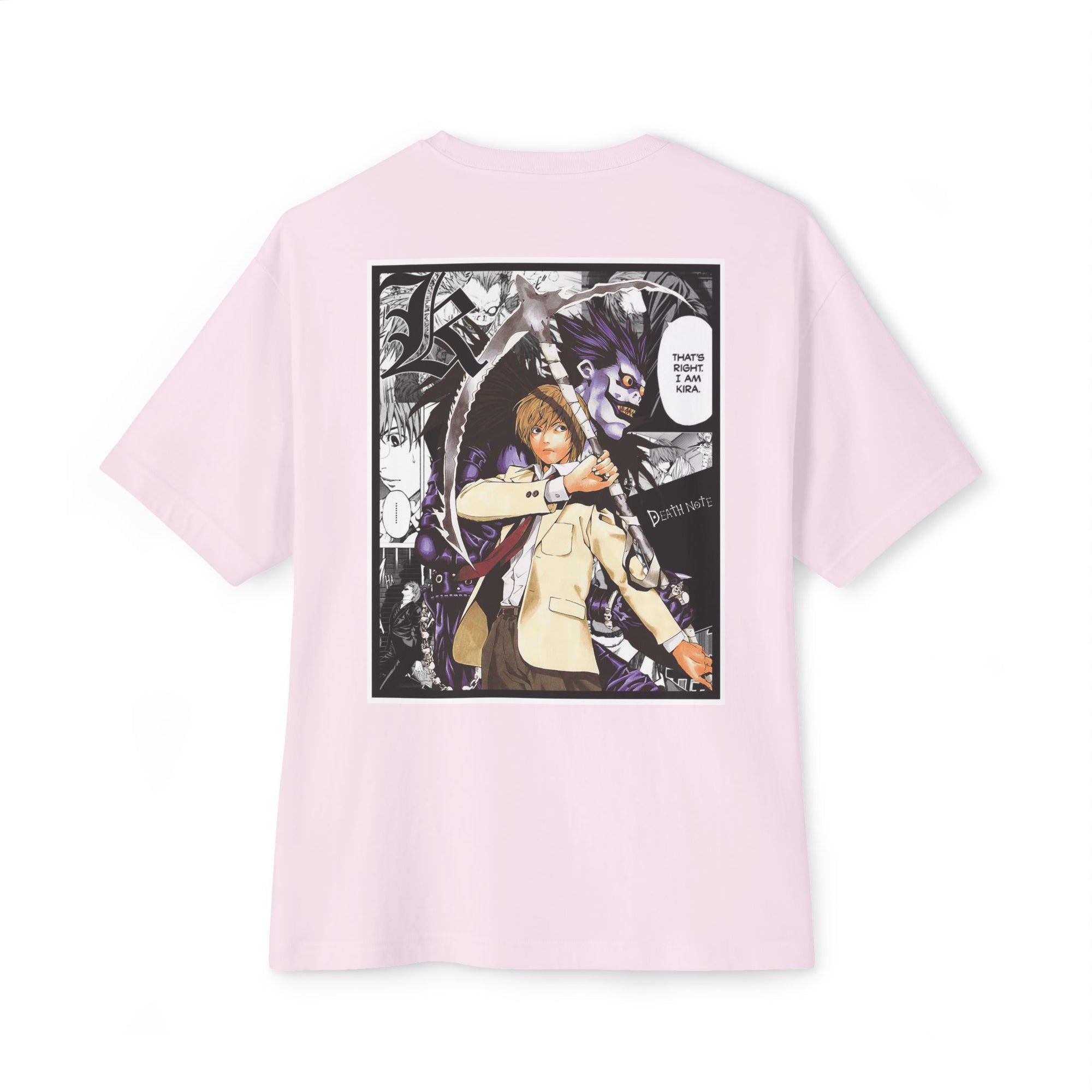 Camiseta extragrande de Light Yagami (DEATH NOTE)