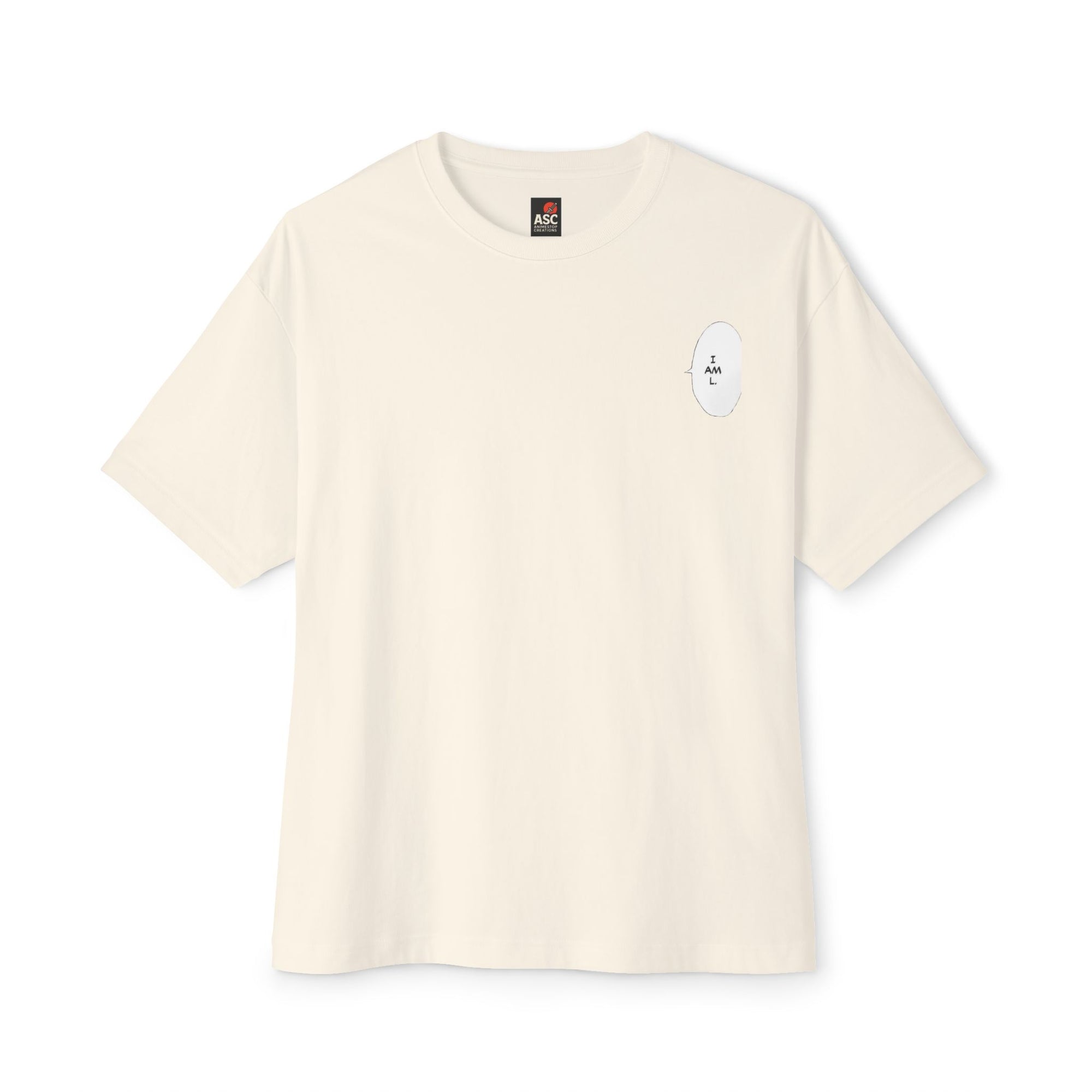 L. (DEATH NOTE) Camiseta de gran tamaño