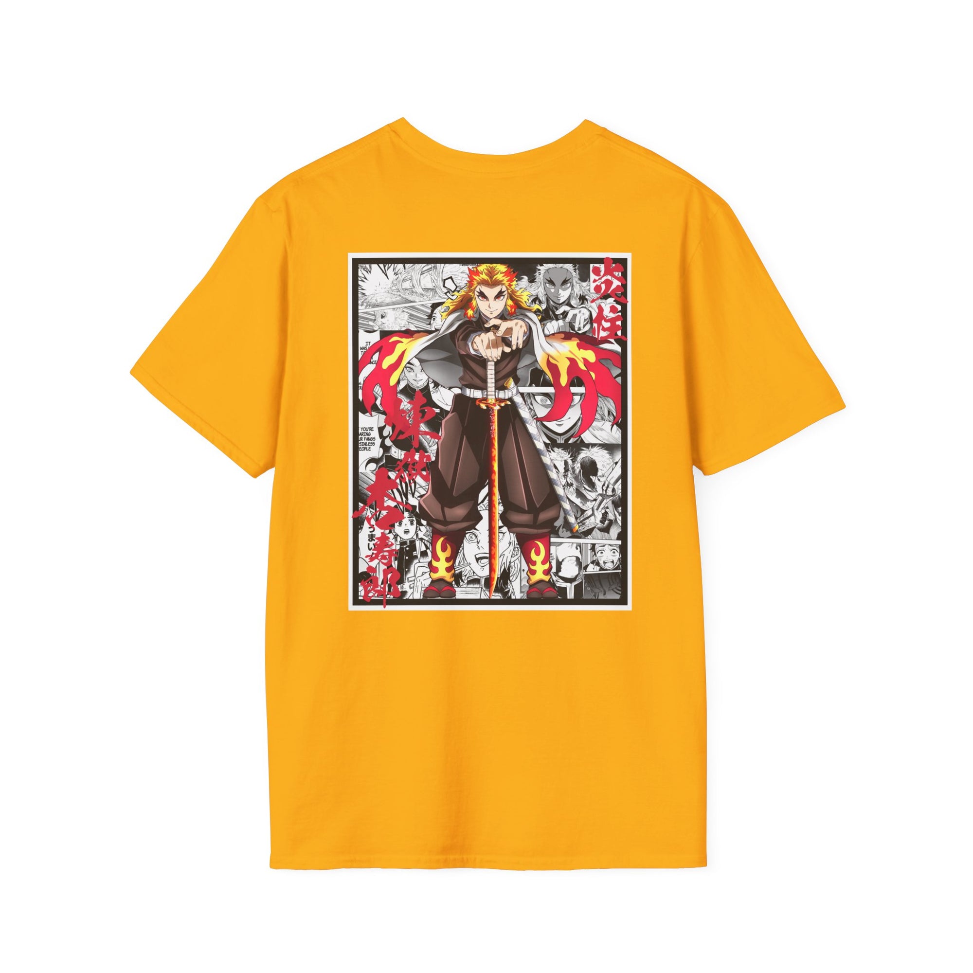 Camiseta informal Kyojuro Rengoku (DEMON SLAYER)