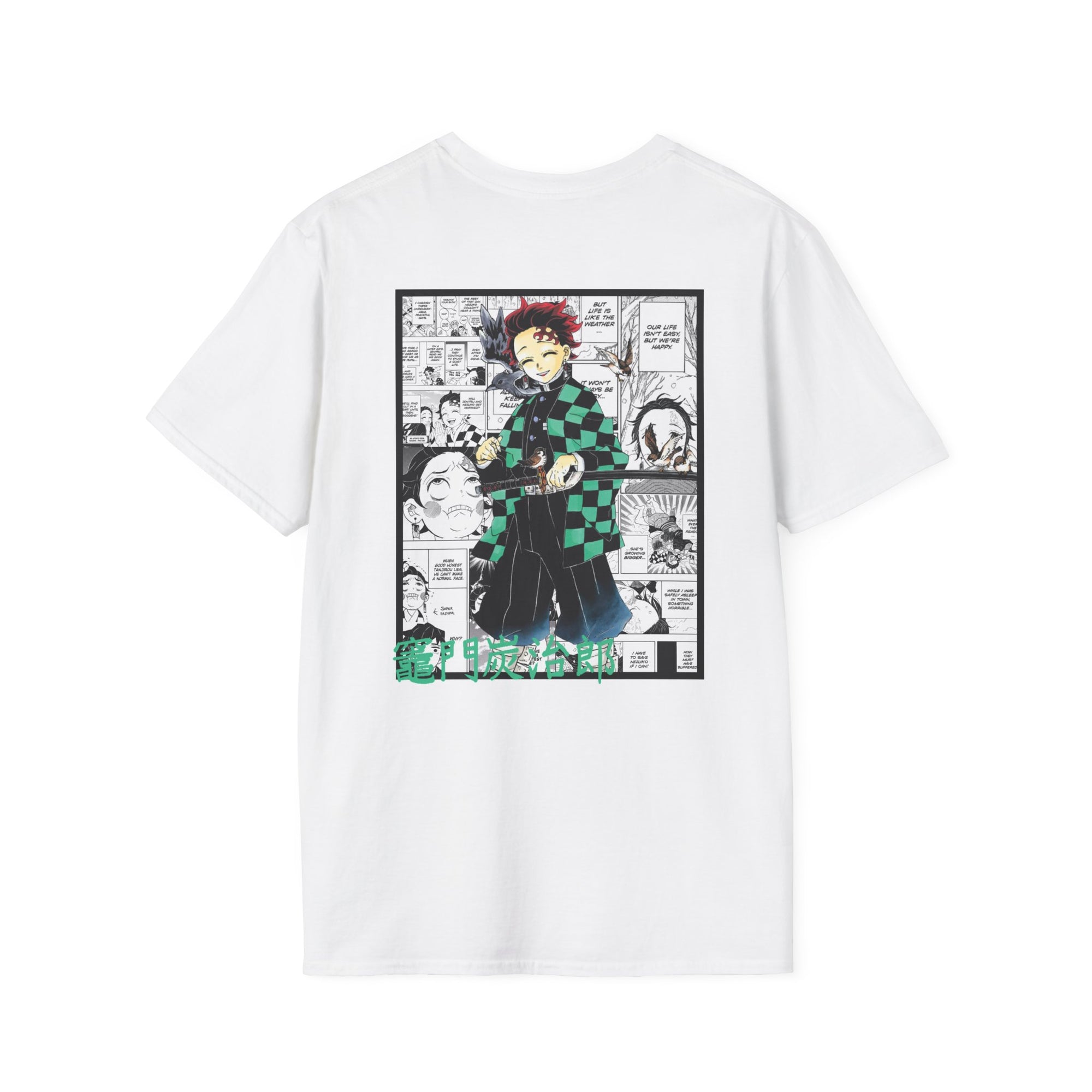 Camiseta informal Tanjiro Kamado (DEMON SLAYER)