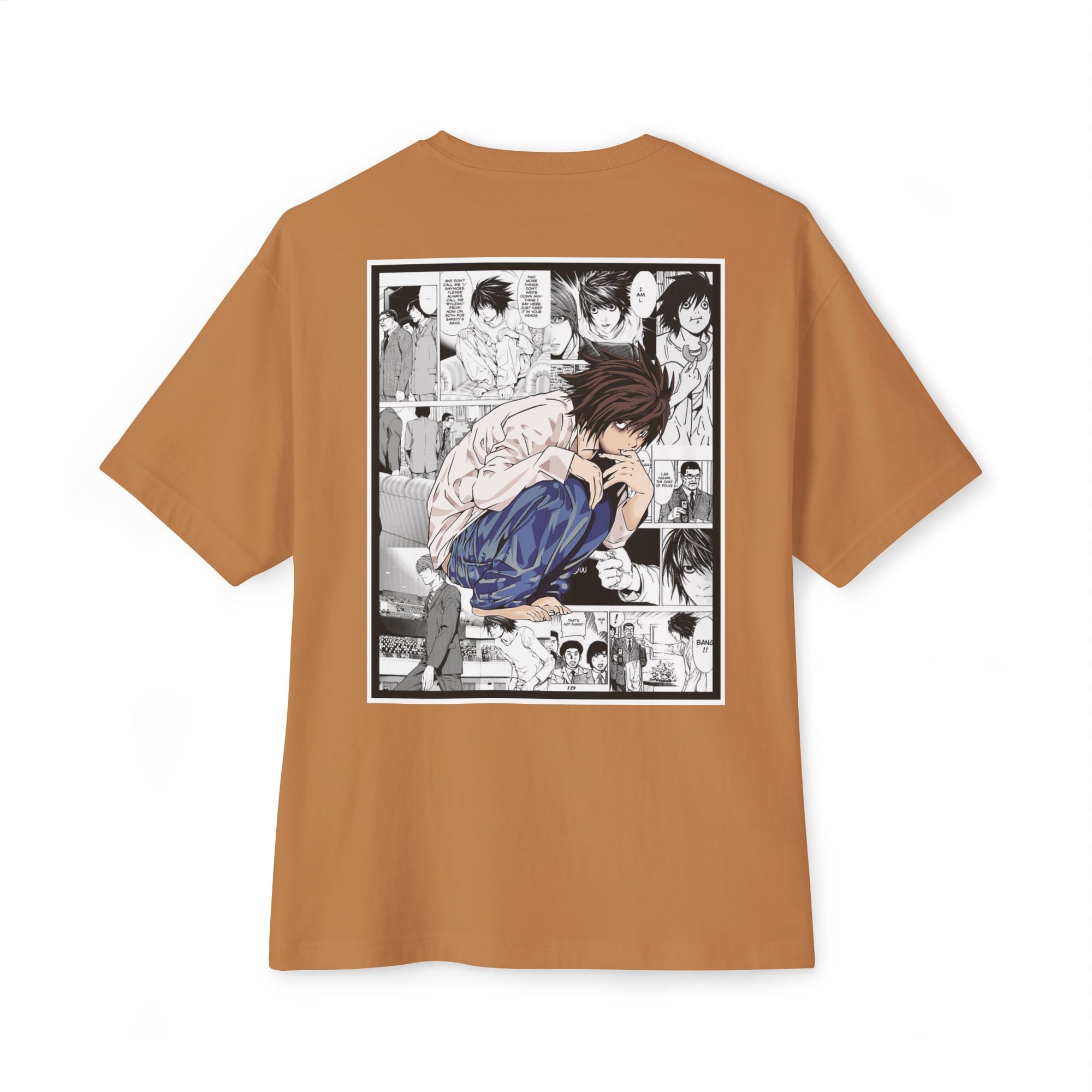L. (DEATH NOTE) Camiseta de gran tamaño