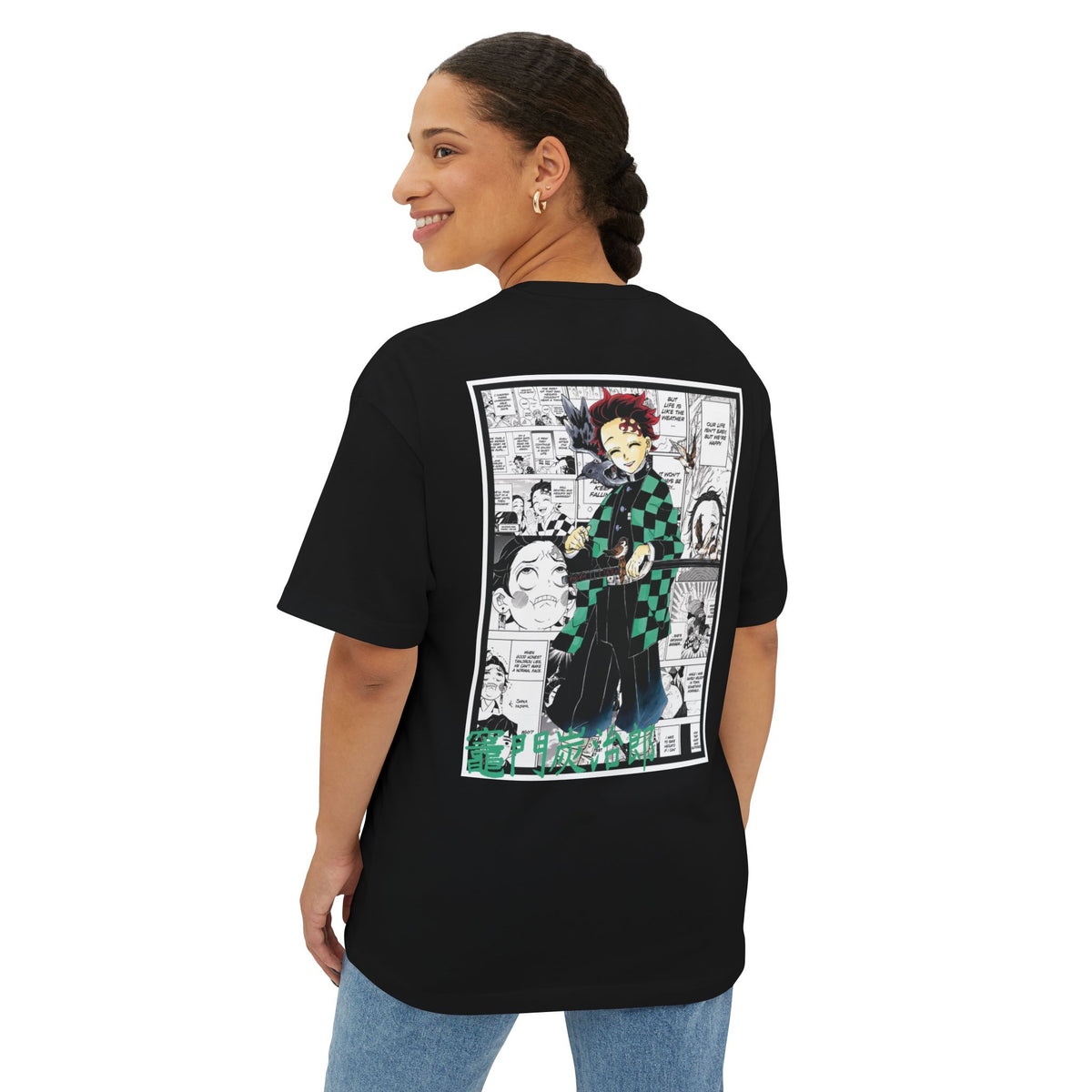 Tanjiro Kamado (DEMON SLAYER) Premium Oversized Tee