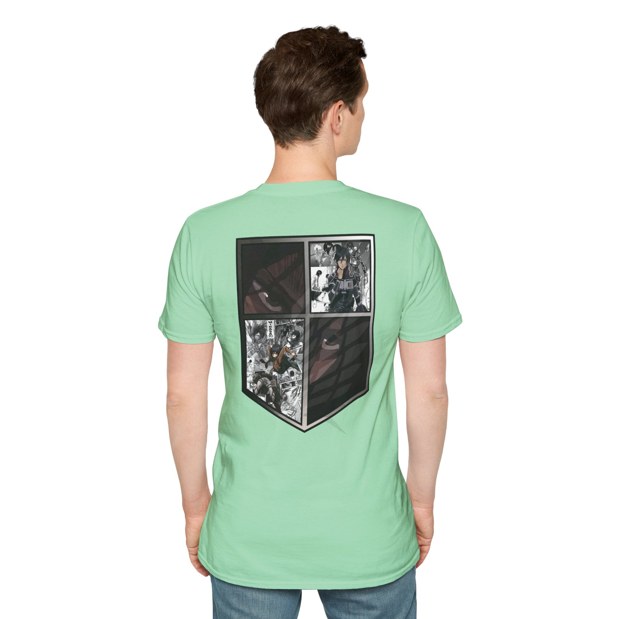 Camiseta informal de Mikasa Ackerman (ATAQUE A LOS TITANES)