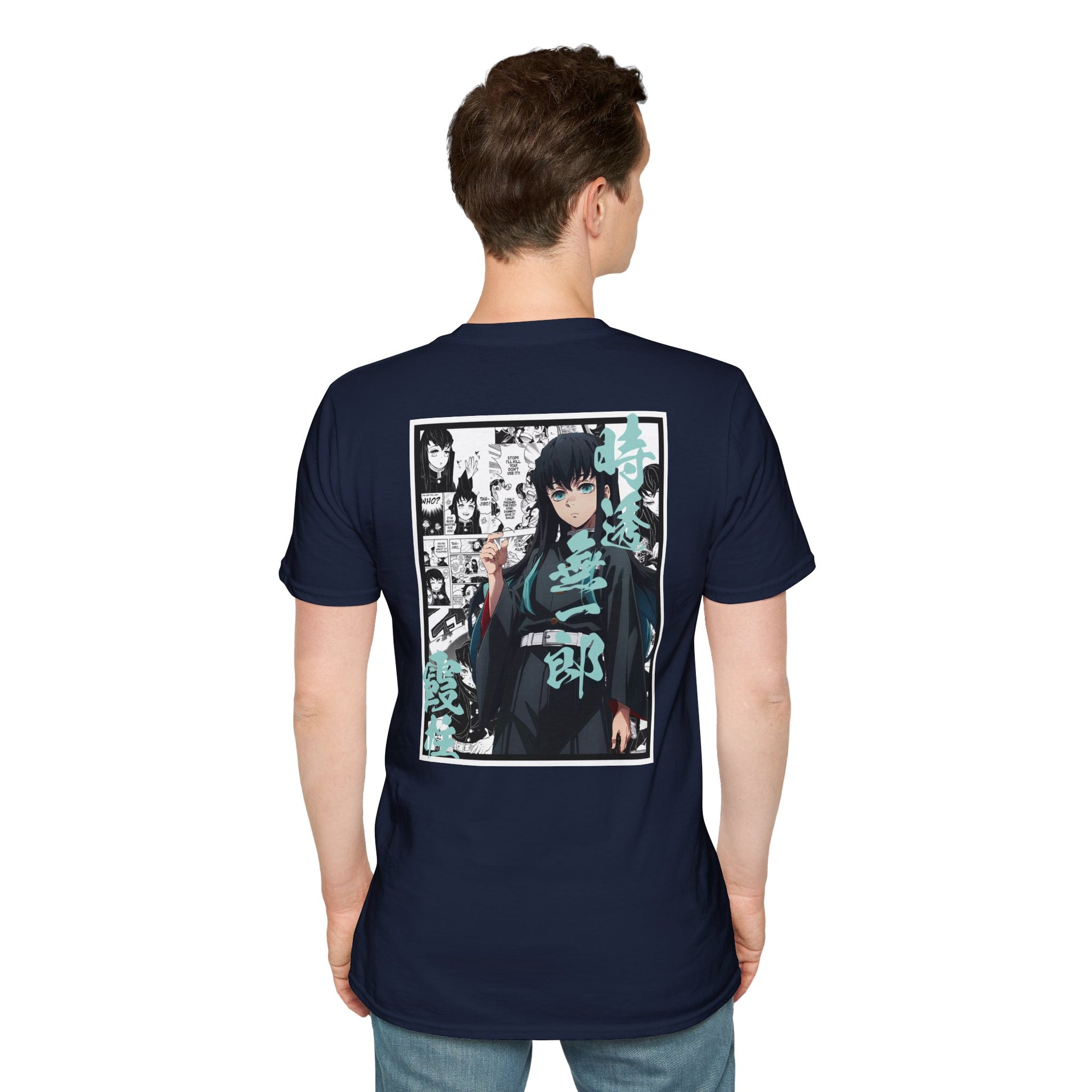 Camiseta informal de Muichiro Tokito (DEMON SLAYER)
