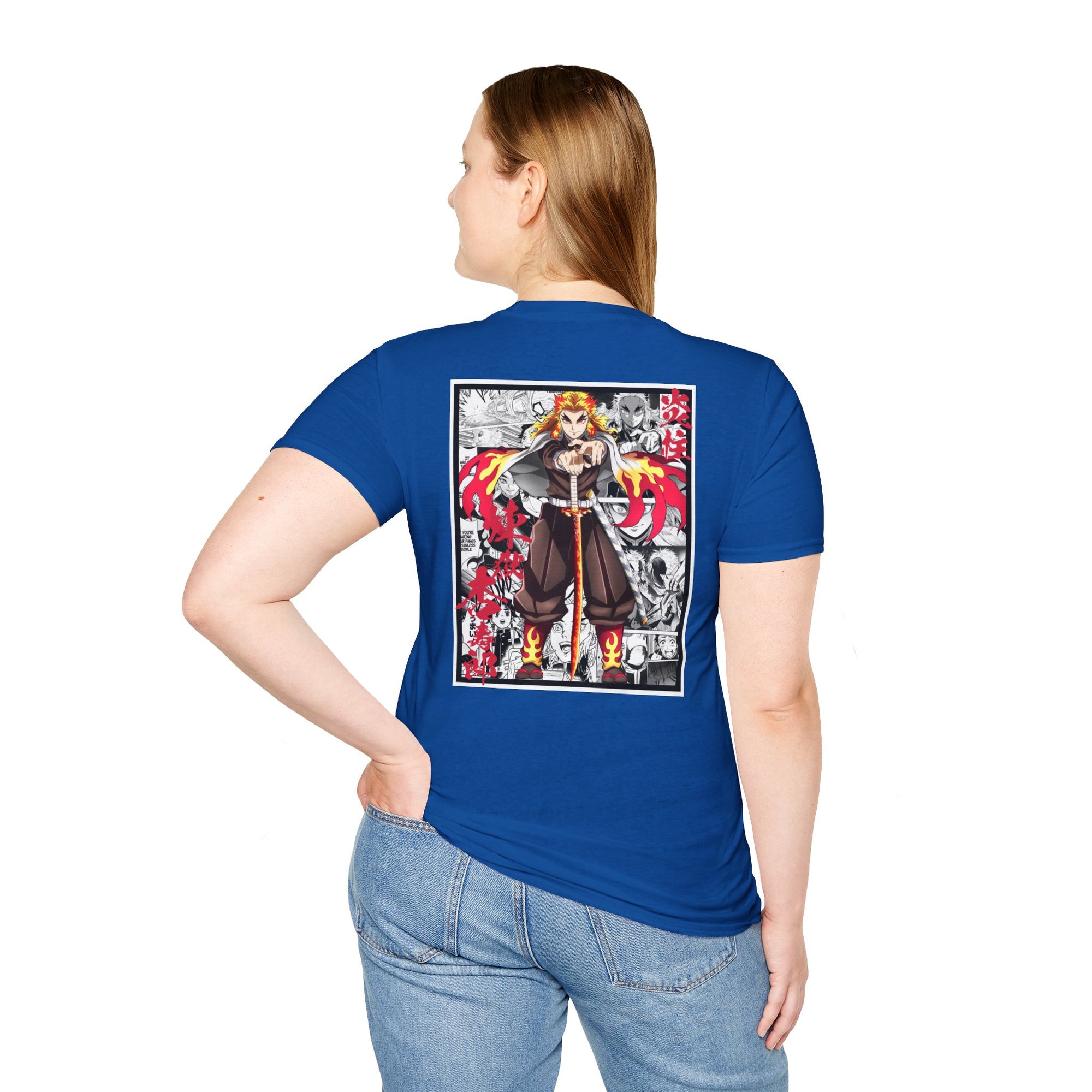 Camiseta informal Kyojuro Rengoku (DEMON SLAYER)