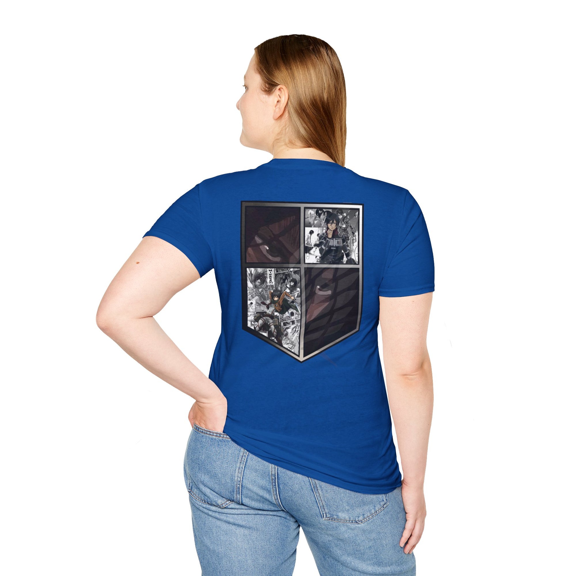 Camiseta informal de Mikasa Ackerman (ATAQUE A LOS TITANES)