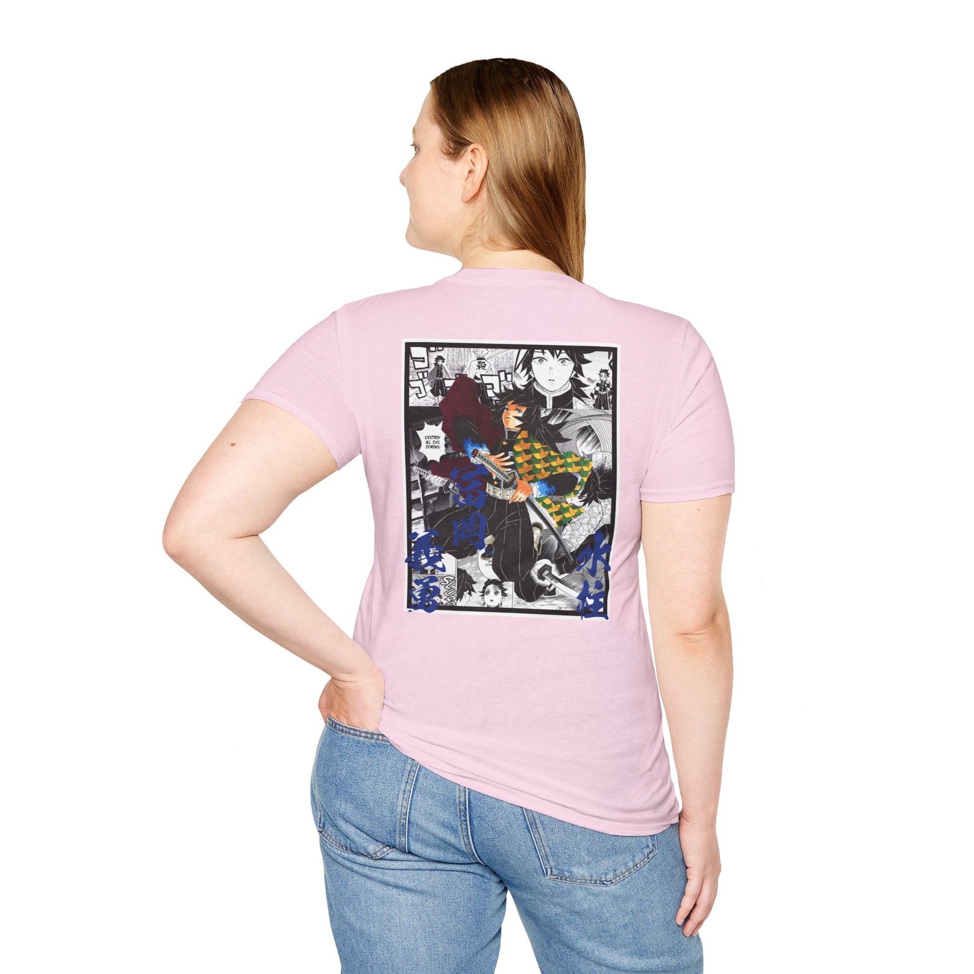 Camiseta informal Giyu Tomioka (DEMON SLAYER)