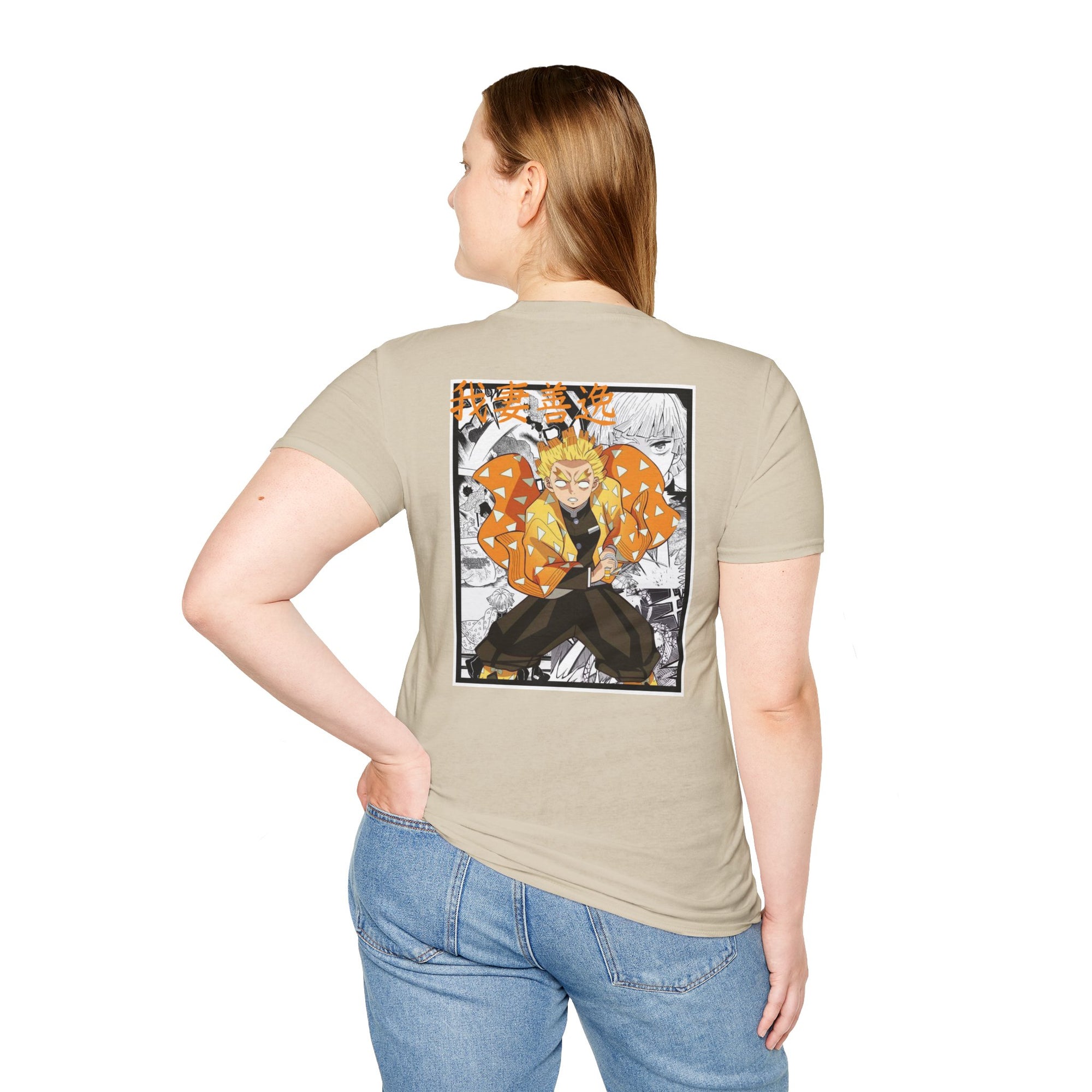 Camiseta informal Zenitsu Agatsuma (DEMON SLAYER)