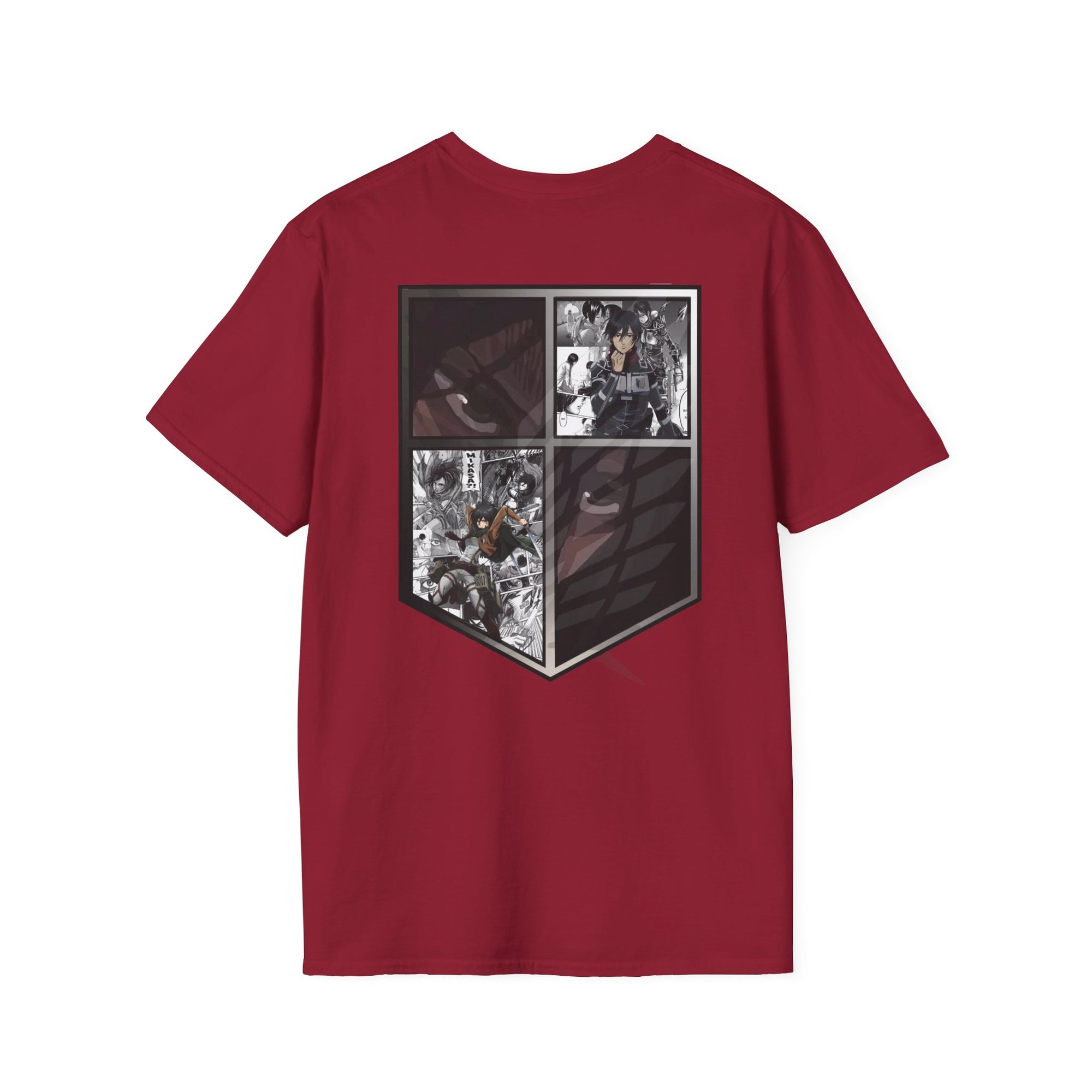 Camiseta informal de Mikasa Ackerman (ATAQUE A LOS TITANES)