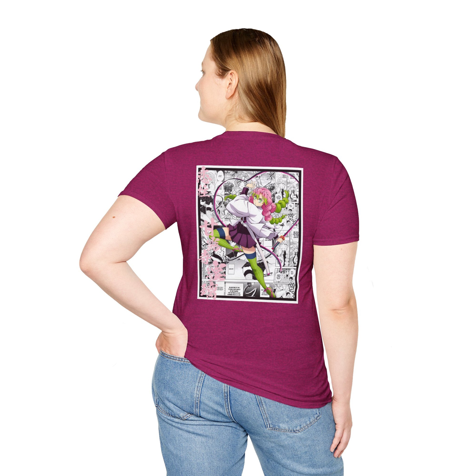 Camiseta informal Kanroji Mitsuri (DEMON SLAYER)
