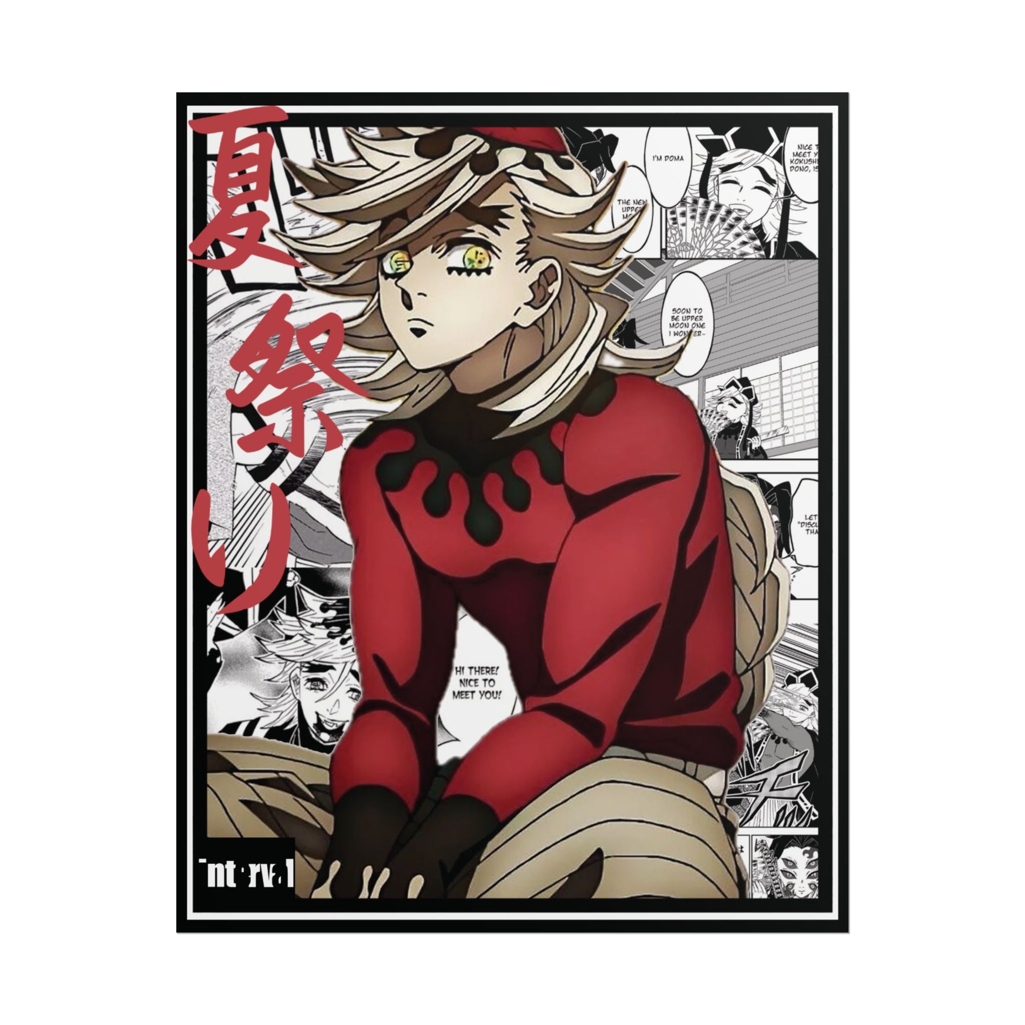 Doma Upper Two (Demon Slayer) Poster