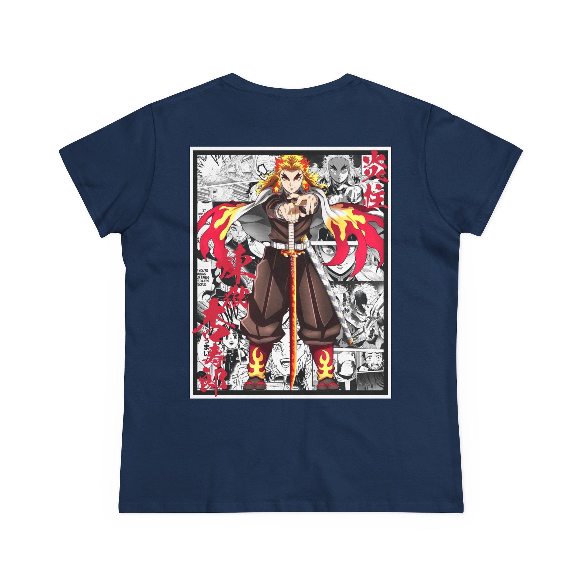 Camiseta de mujer Kyojuro Rengoku (DEMON SLAYER)