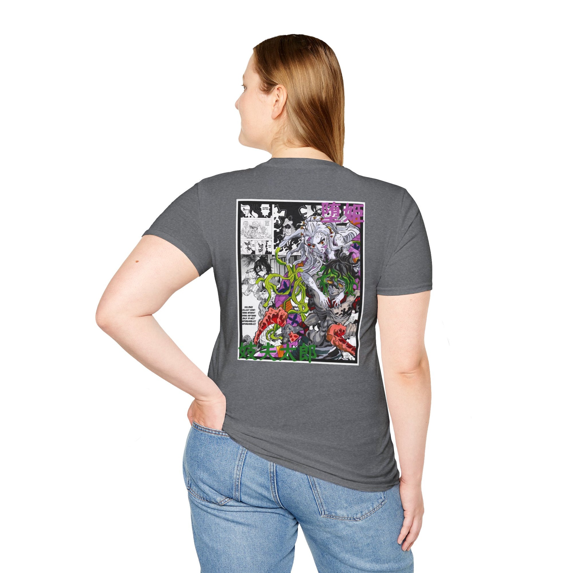 Camiseta informal Gyutaro y Daki (DEMON SLAYER)
