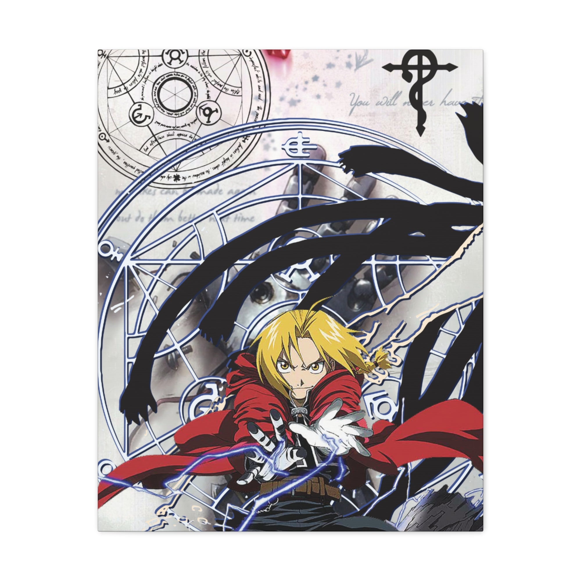 Edward Elric (Fullmetal) 24 x 30in Canvas