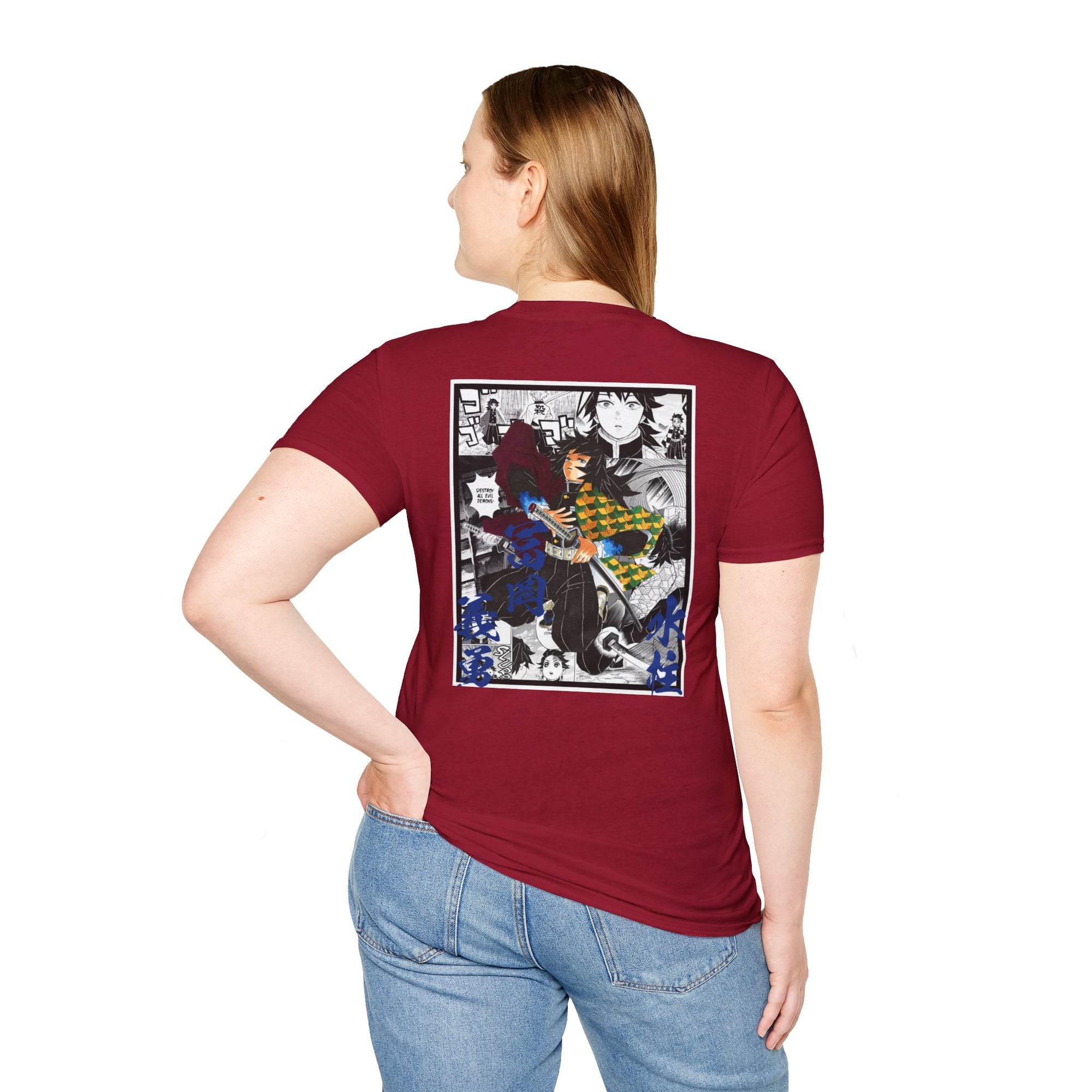 Camiseta informal Giyu Tomioka (DEMON SLAYER)