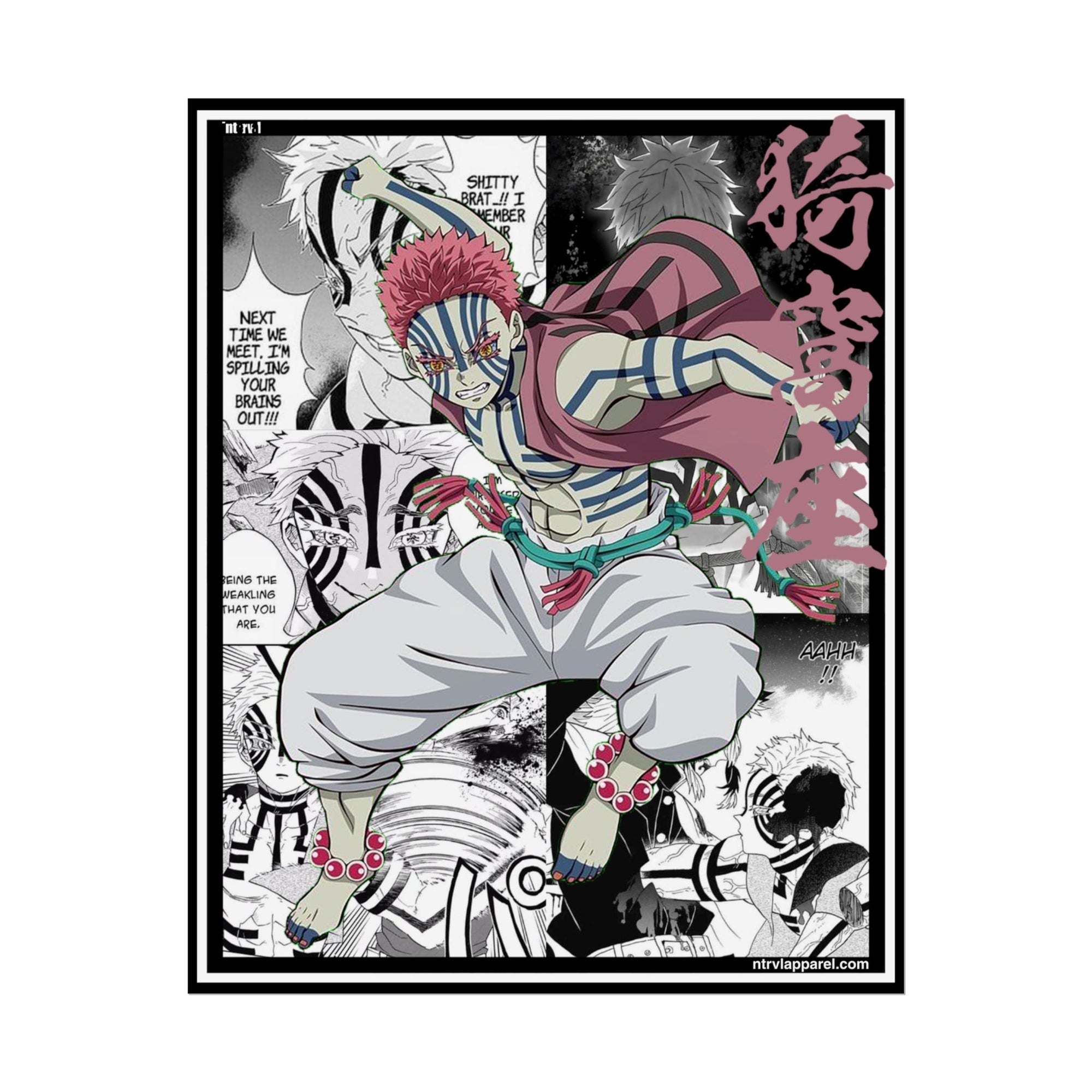 Akaza (Demon Slayer) Poster