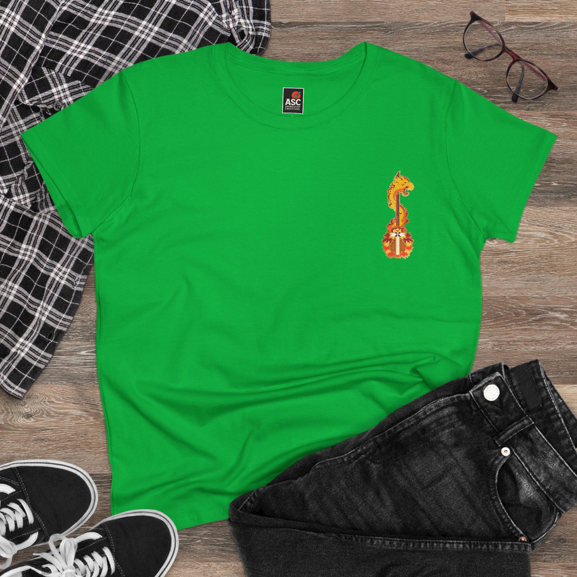 Camiseta de mujer Kyojuro Rengoku (DEMON SLAYER)