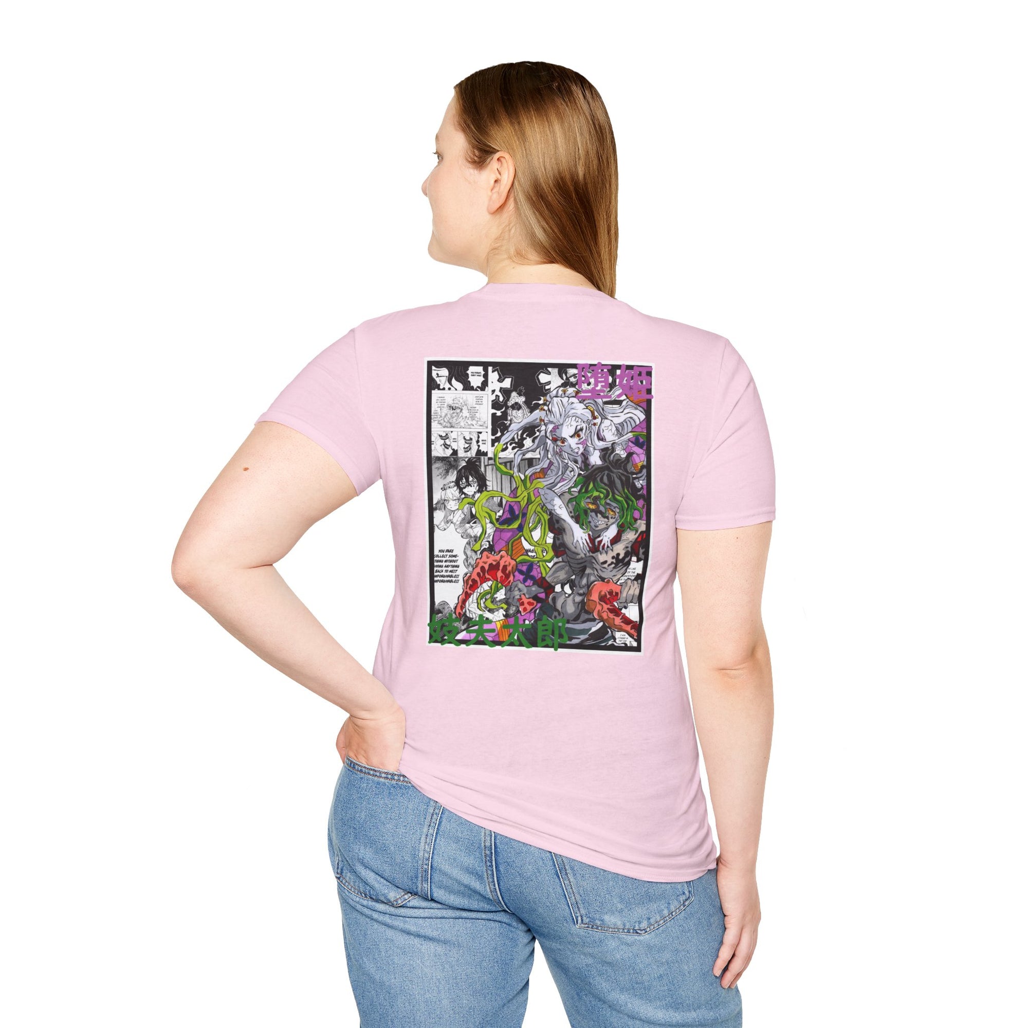 Camiseta informal Gyutaro y Daki (DEMON SLAYER)