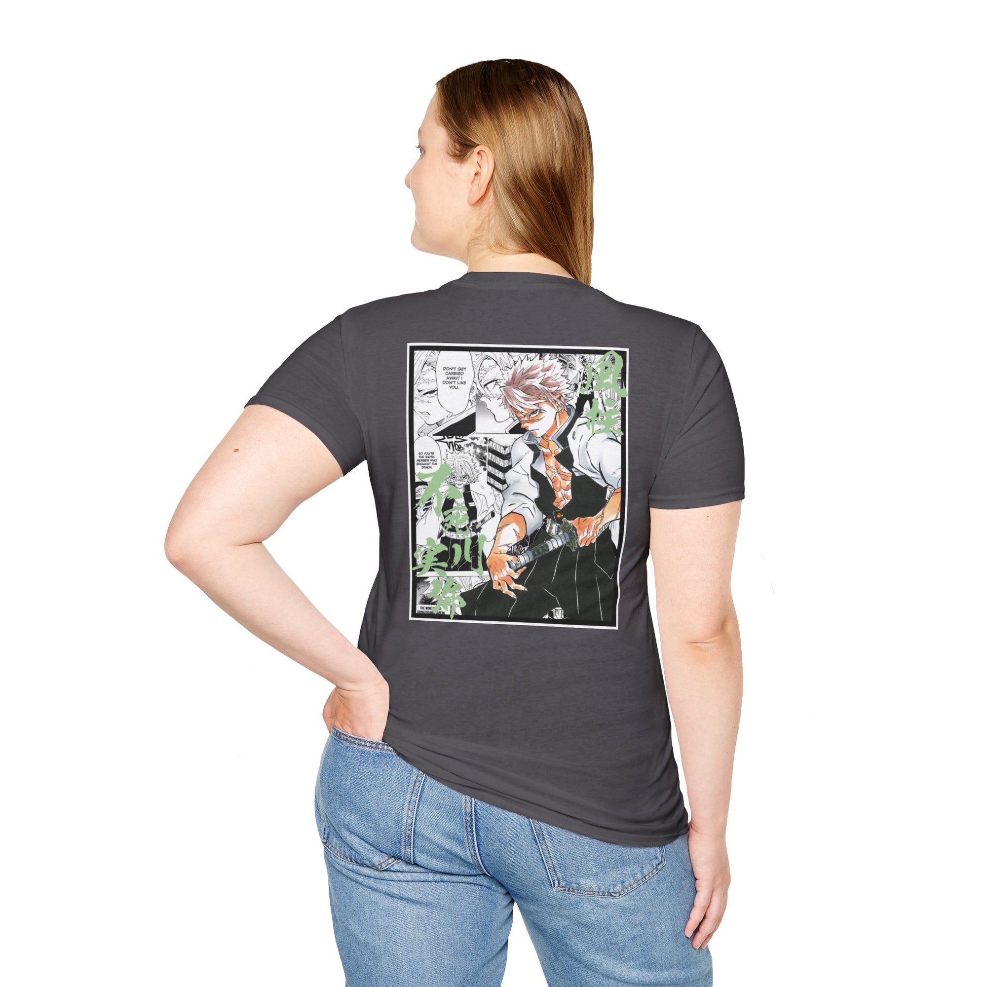 Camiseta informal Sanemi Shinazugawa (DEMON SLAYER)