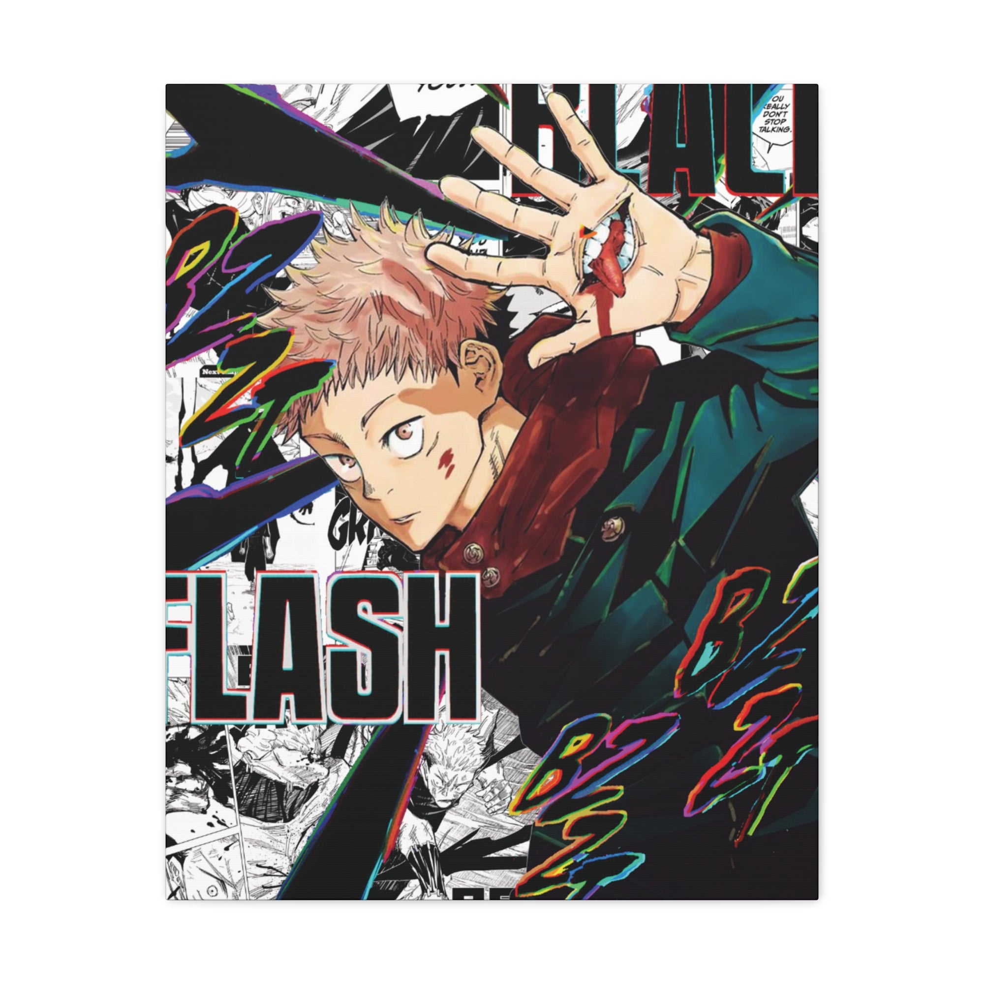 Yuji Itadori (Jujutsu Kaisen) 24 x 30in Canvas