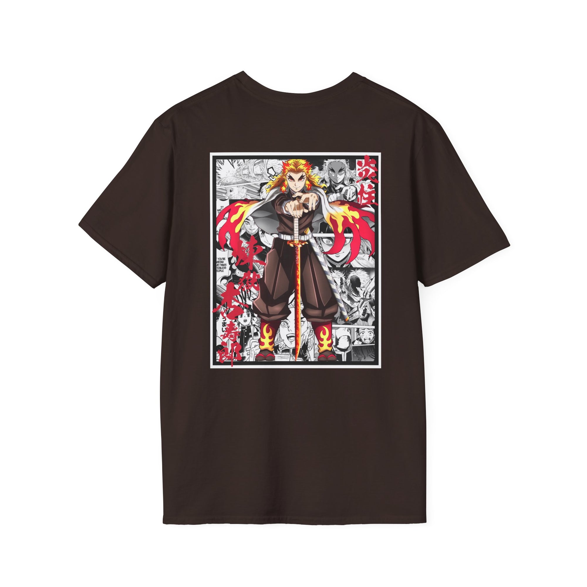 Camiseta informal Kyojuro Rengoku (DEMON SLAYER)