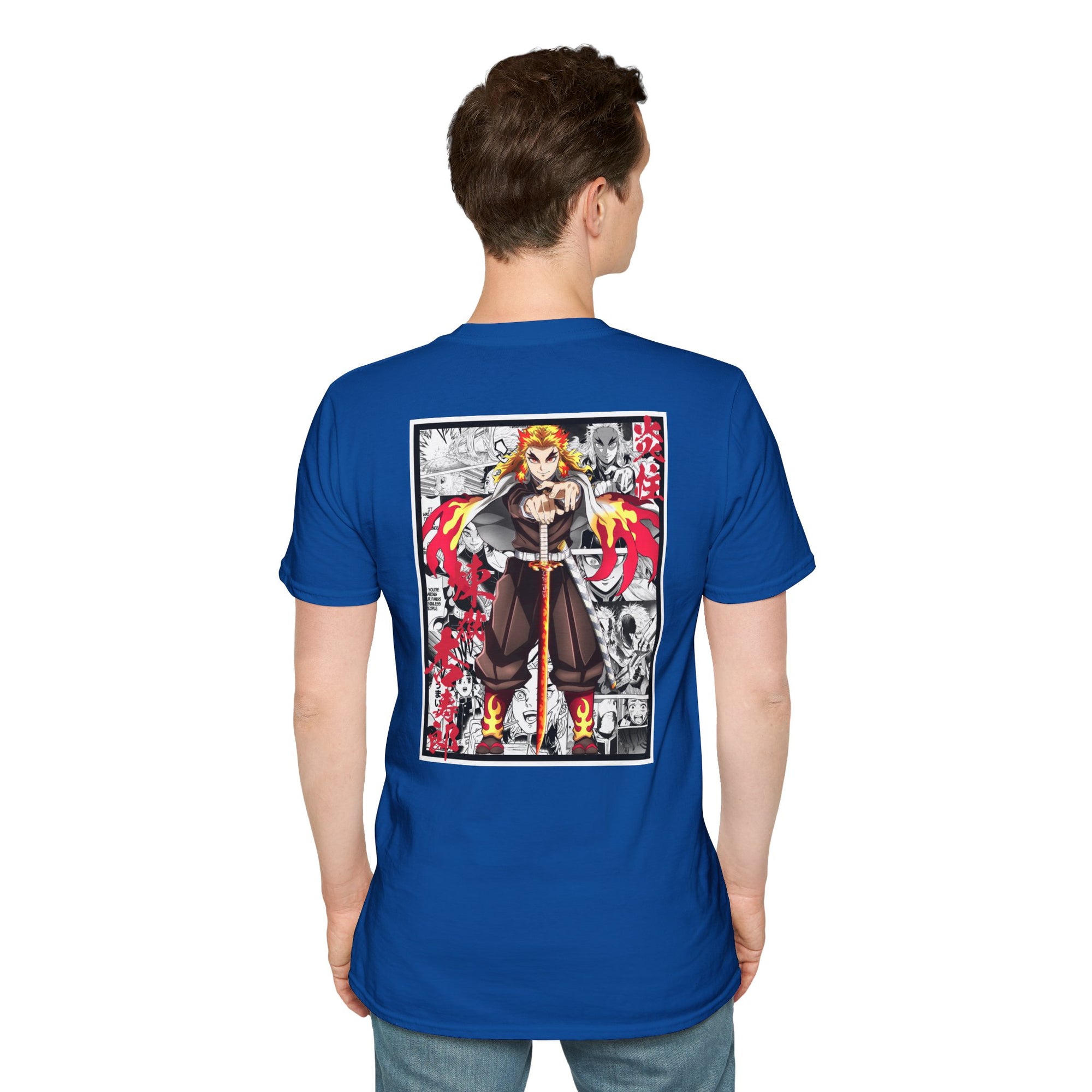 Camiseta informal Kyojuro Rengoku (DEMON SLAYER)