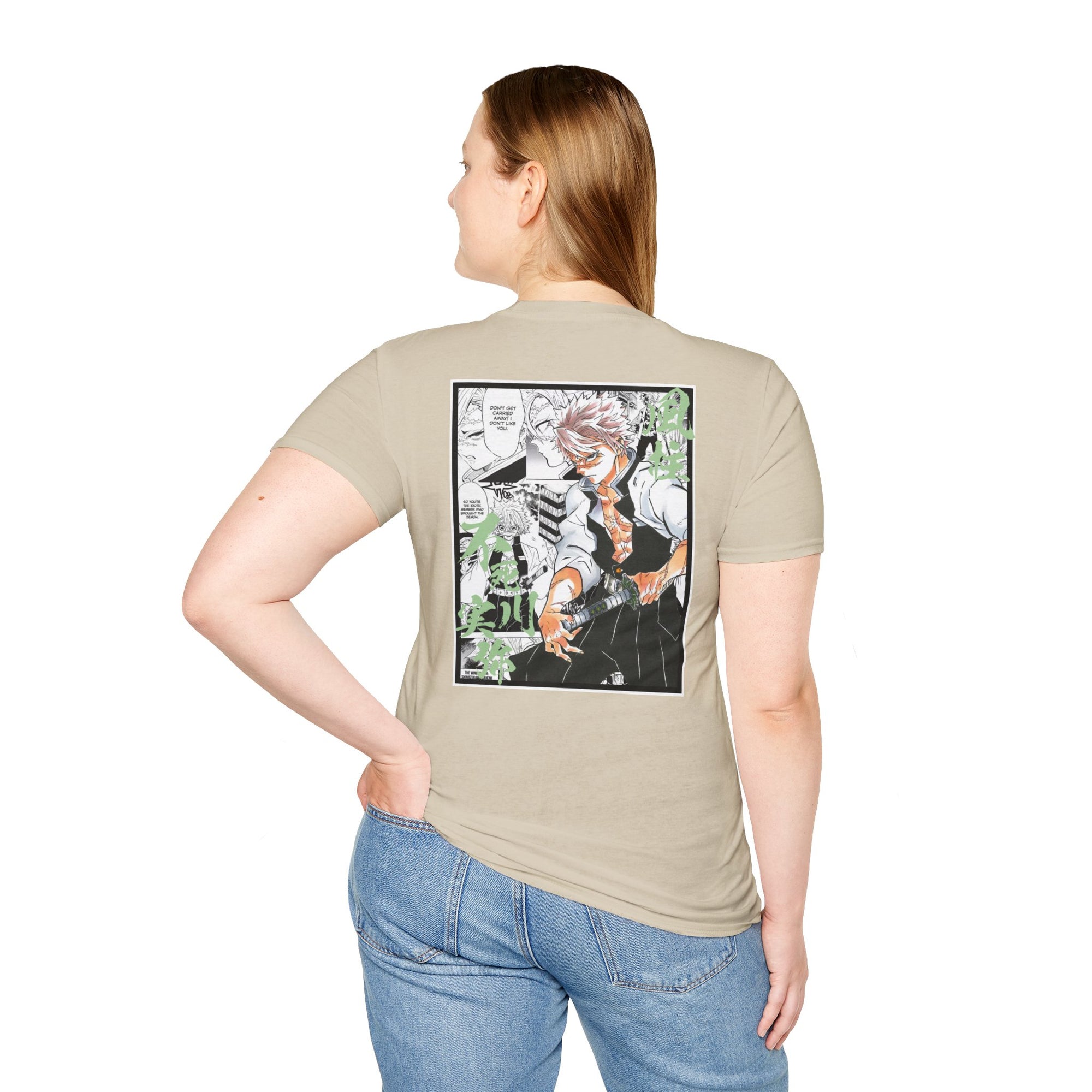 Camiseta informal Sanemi Shinazugawa (DEMON SLAYER)