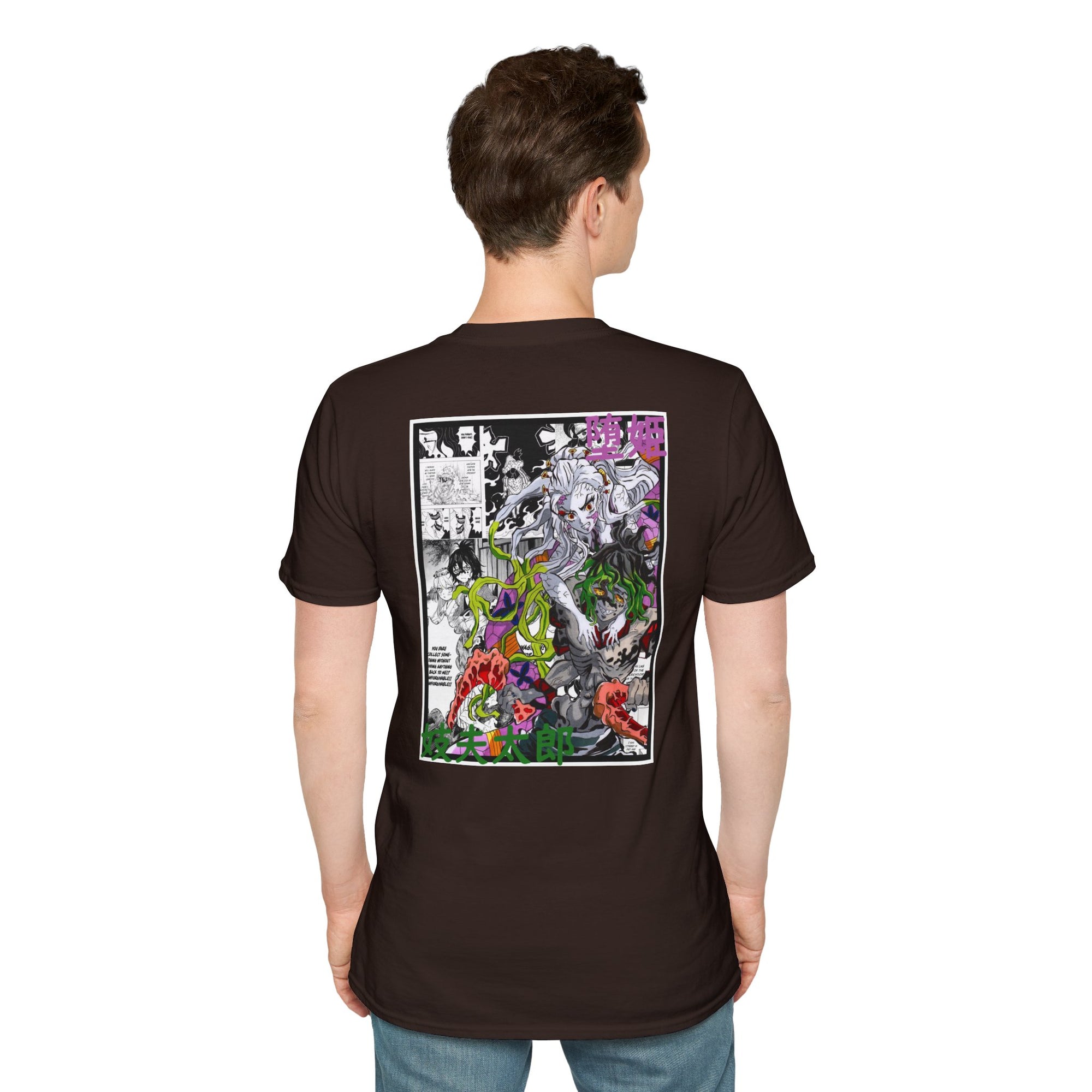 Camiseta informal Gyutaro y Daki (DEMON SLAYER)