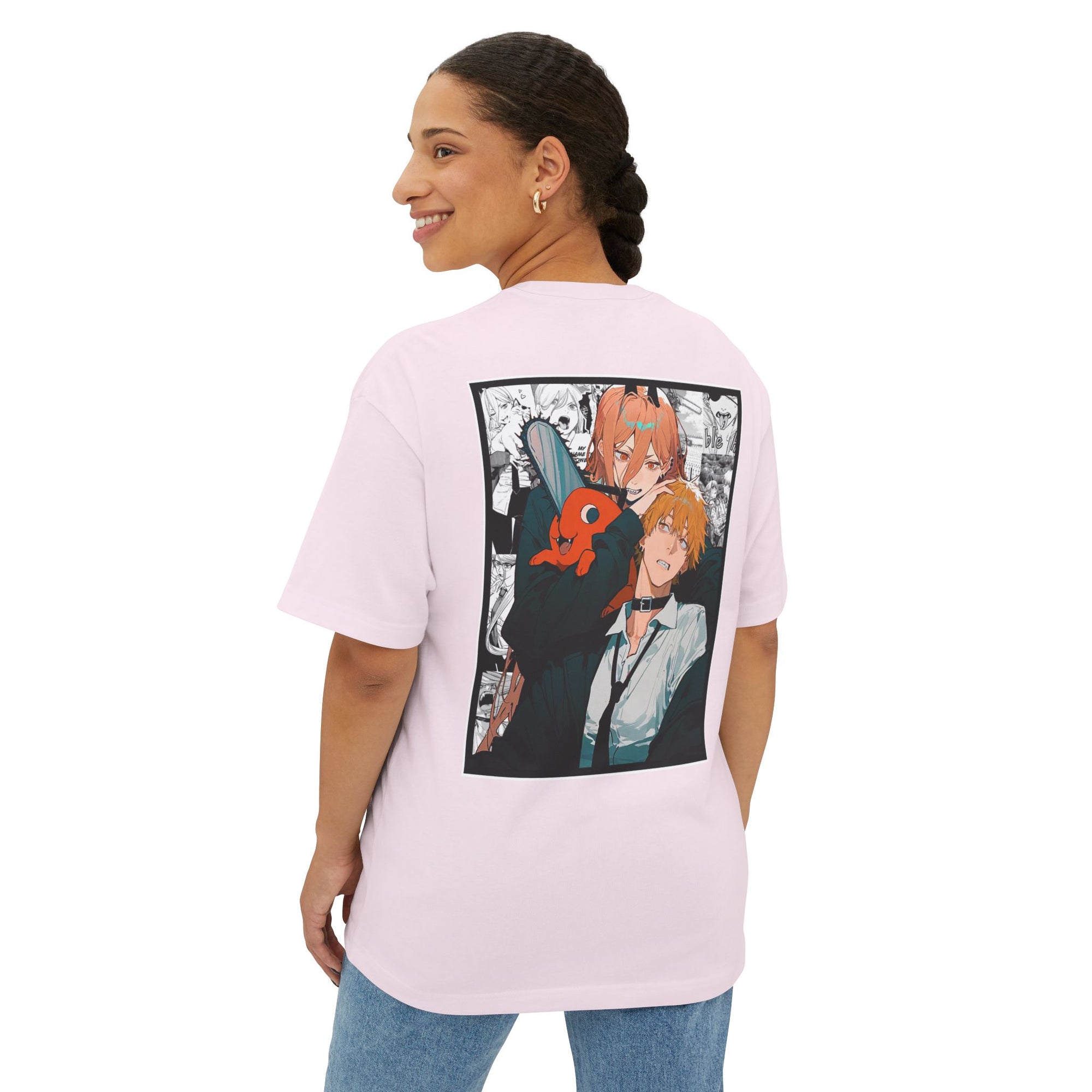 Denji & Power (Chainsaw Man) Premium Oversized Tee